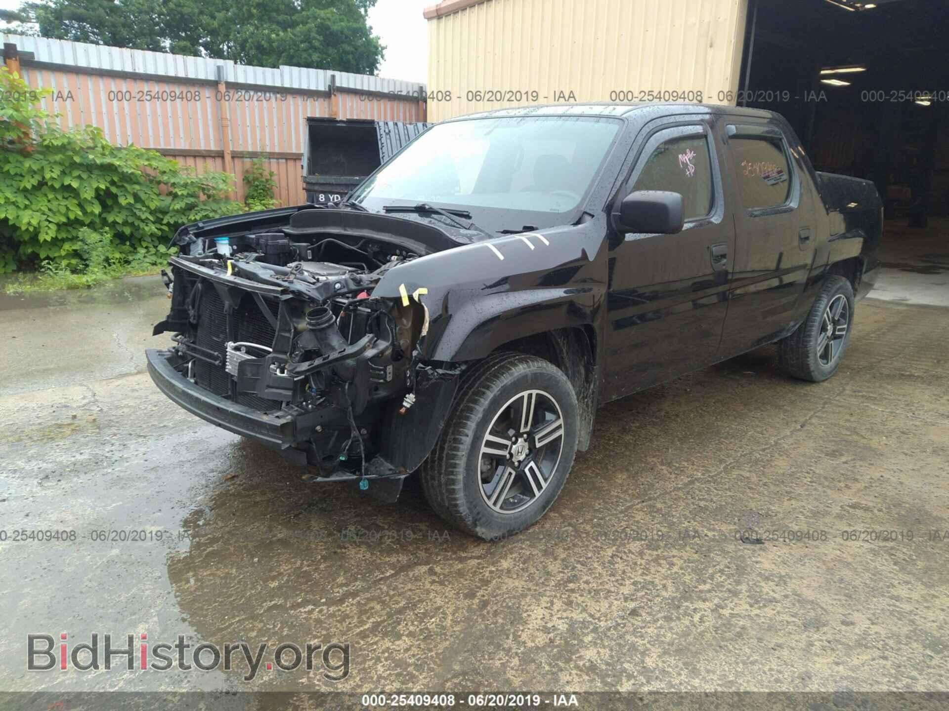 2014 HONDA RIDGELINE - VIN: 5FPYK1F78EB010668 - Фото 2