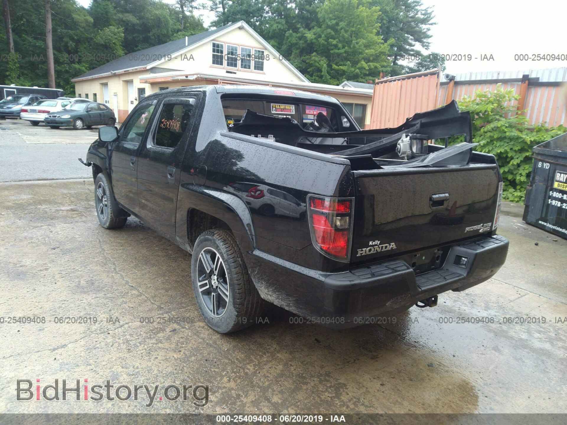 2014 HONDA RIDGELINE - VIN: 5FPYK1F78EB010668 - Фото 3