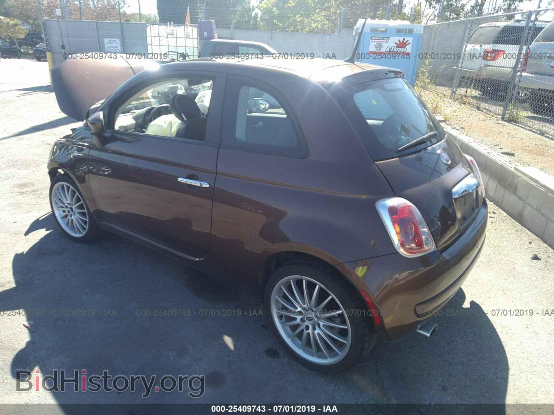 2012 FIAT 500 - VIN: 3C3CFFAR5CT383196 - Photo 3