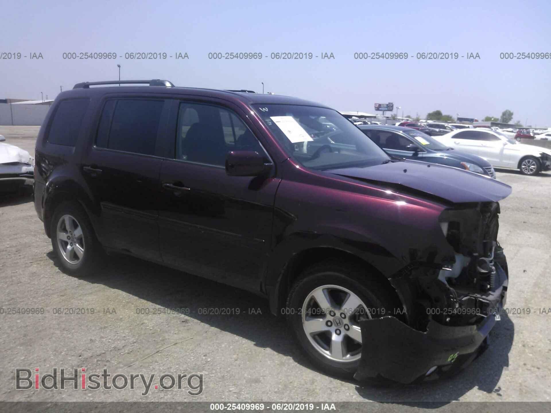 Фотография 5FNYF38539B021829 - HONDA PILOT 2009