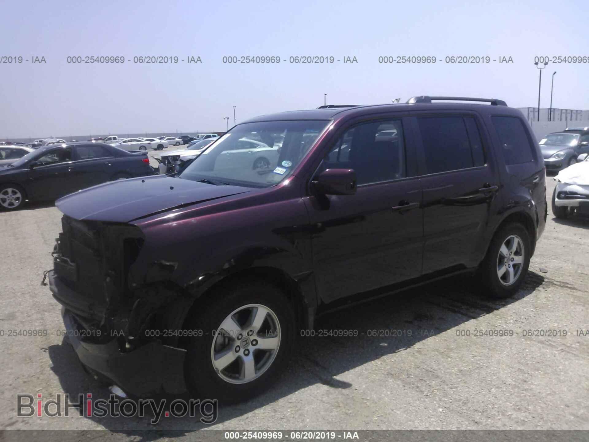 2009 HONDA PILOT - VIN: 5FNYF38539B021829 - Фото 2