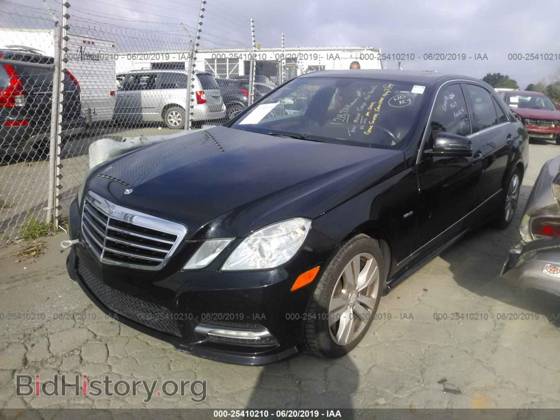 2012 MERCEDES-BENZ E - VIN: WDDHF2EBXCA527569 - Photo 2