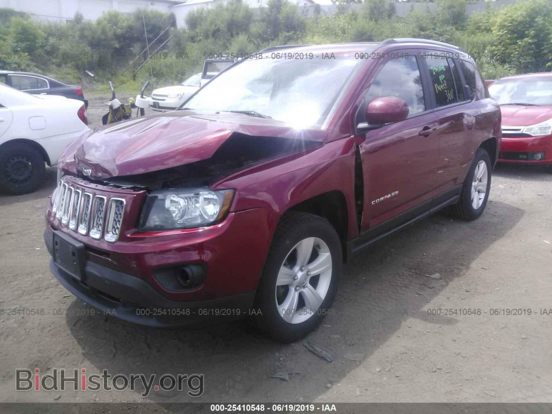 2015 JEEP COMPASS - VIN: 1C4NJDEB9FD257132 - Фото 2
