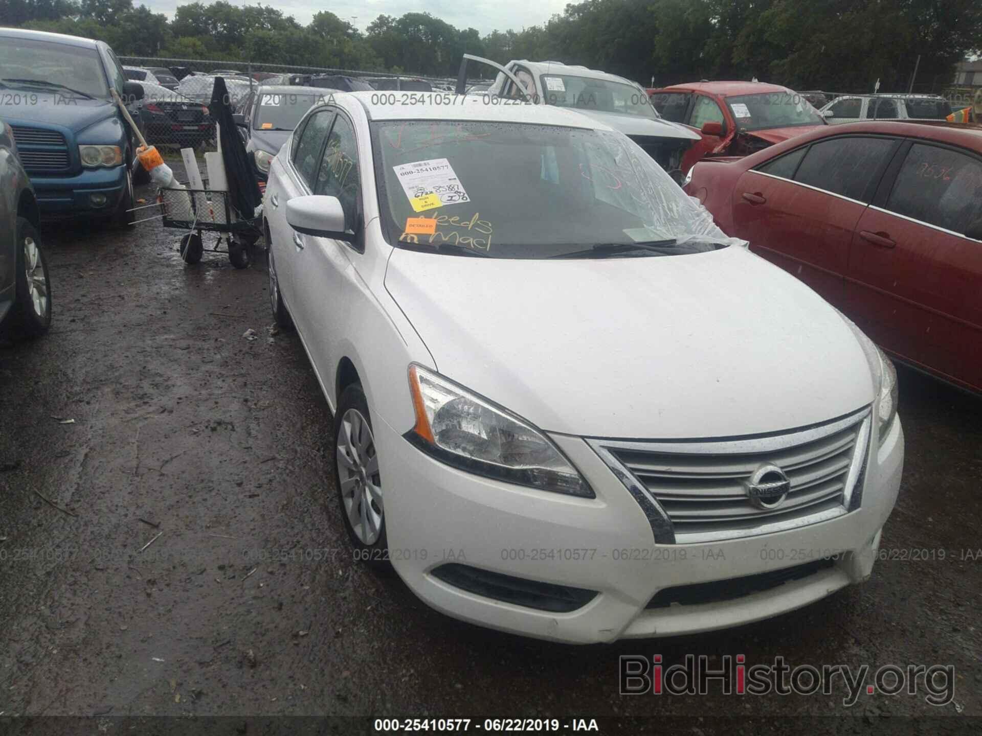 Photo 3N1AB7AP2EL641621 - NISSAN SENTRA 2014