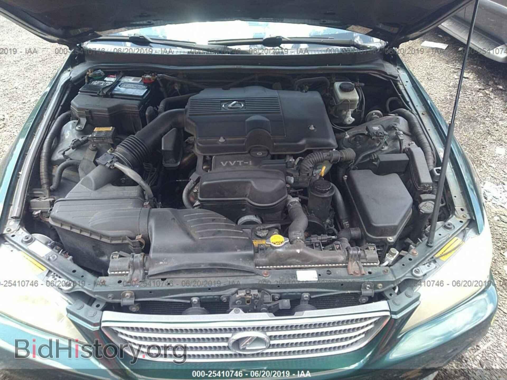 2001 LEXUS IS - VIN: JTHBD182410026657 - Фото 10