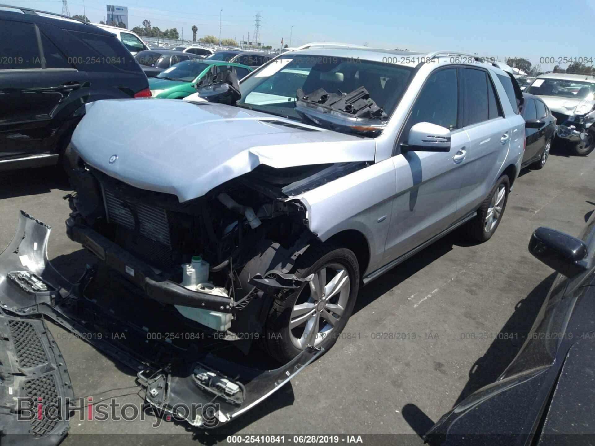 2012 MERCEDES-BENZ ML - VIN: 4JGDA2EB5CA011168 - Фото 2