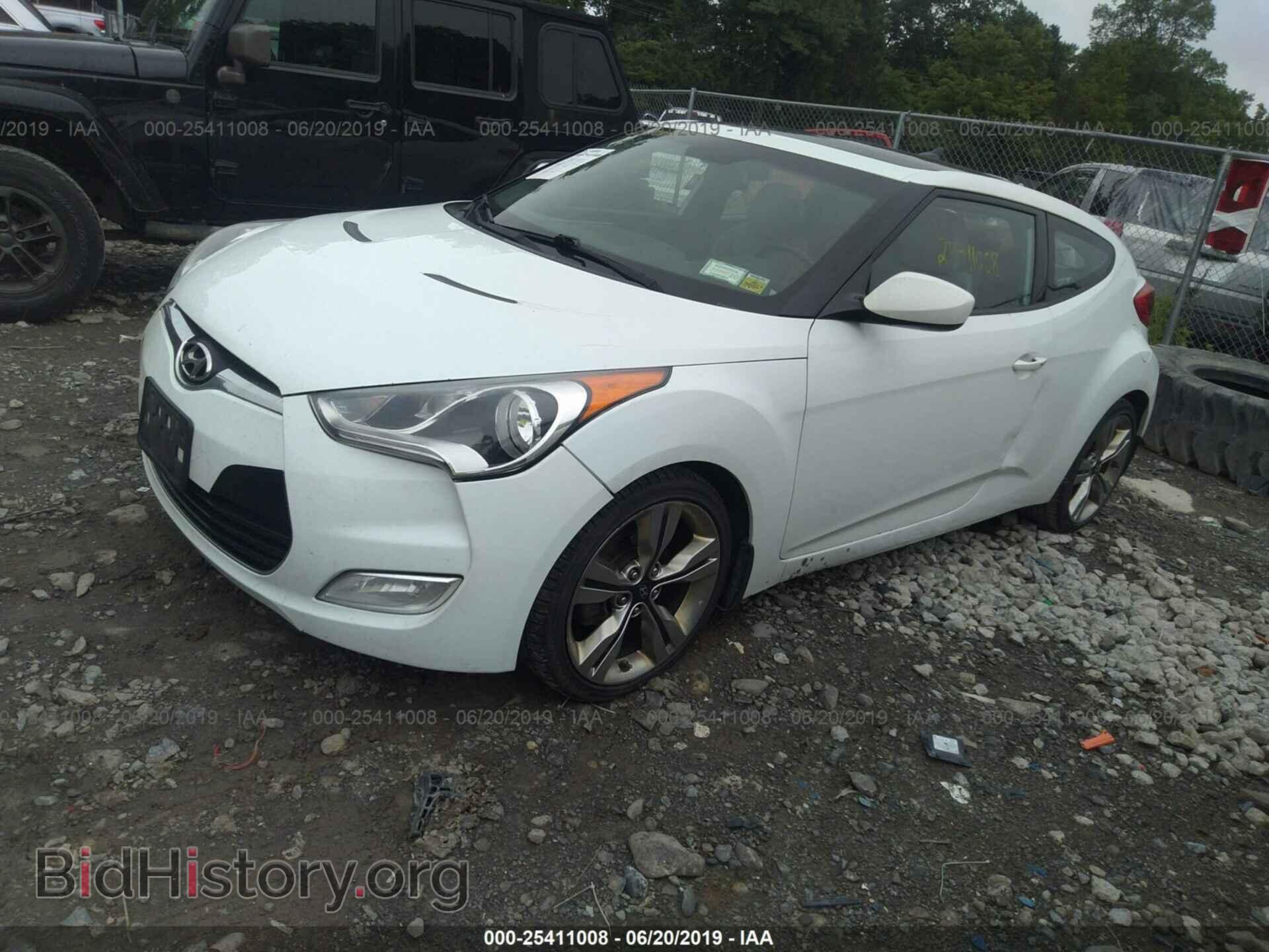 2012 HYUNDAI VELOSTER - VIN: KMHTC6ADXCU084216 - Фото 2