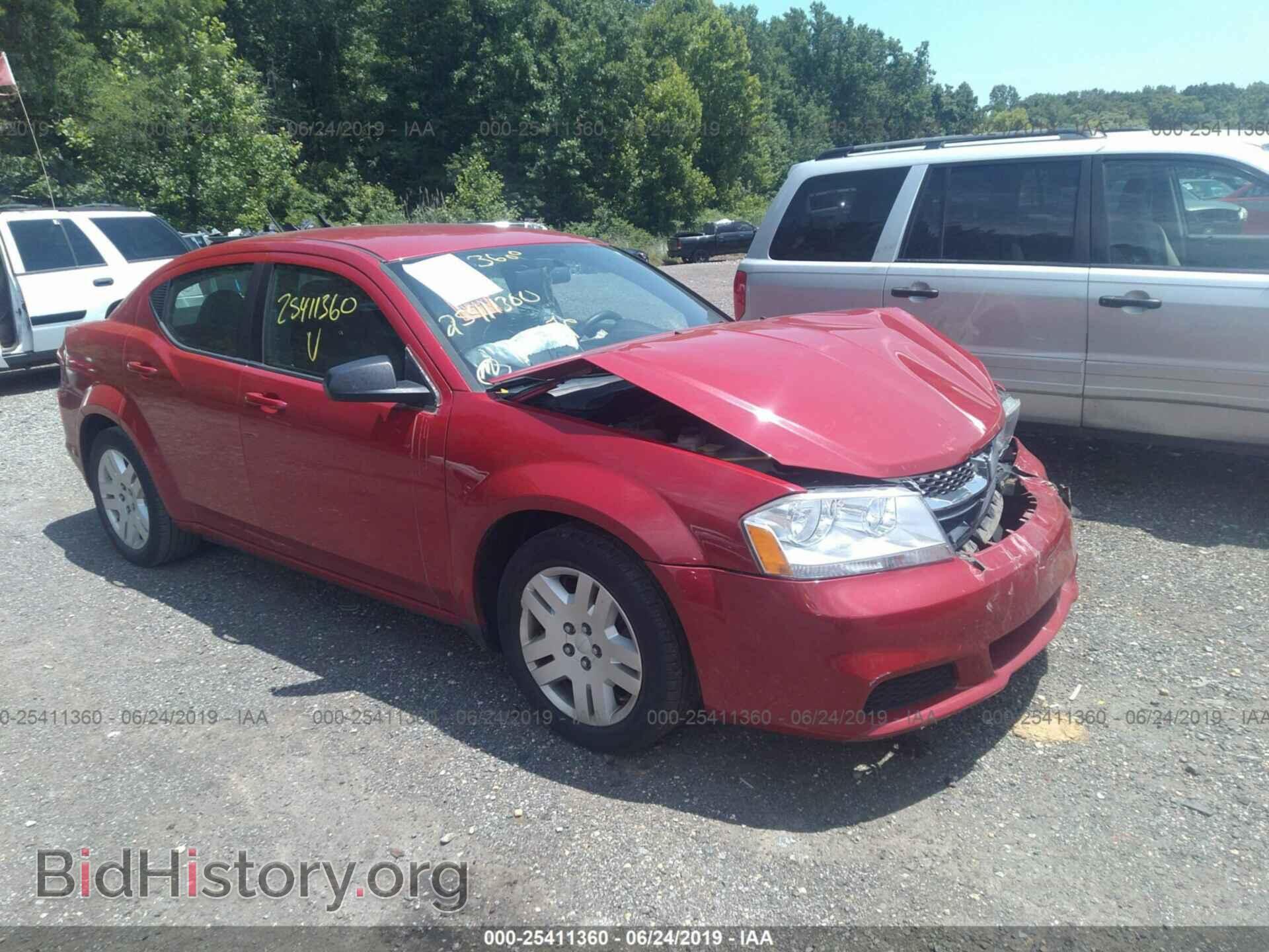 Фотография 1C3CDZAB4CN286047 - DODGE AVENGER 2012