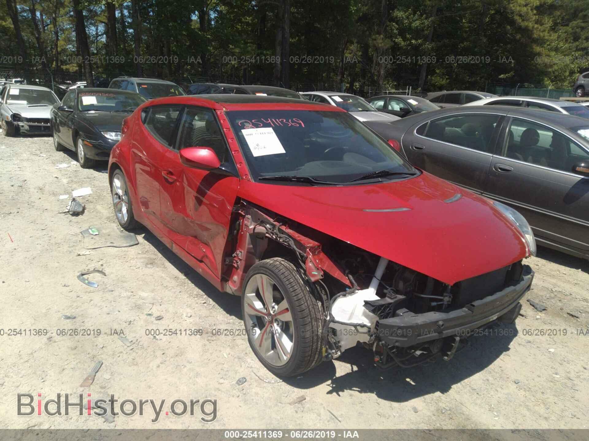 Photo KMHTC6AD1EU184787 - HYUNDAI VELOSTER 2014