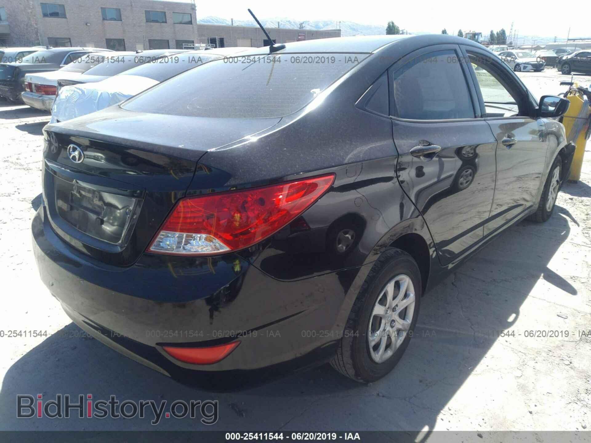 2013 HYUNDAI ACCENT - VIN: KMHCT4AE2DU472166 - Фото 4