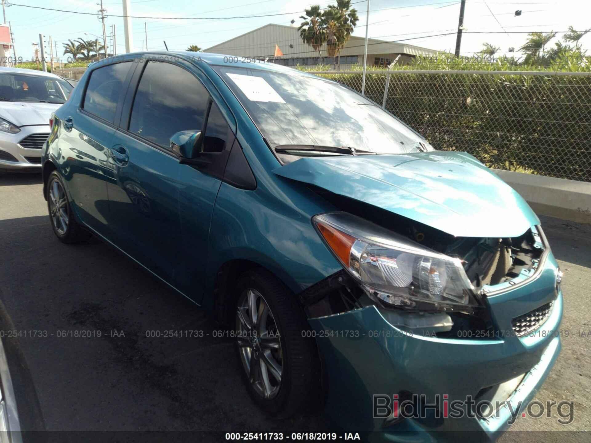 Photo JTDKTUD3XED591272 - TOYOTA YARIS 2014