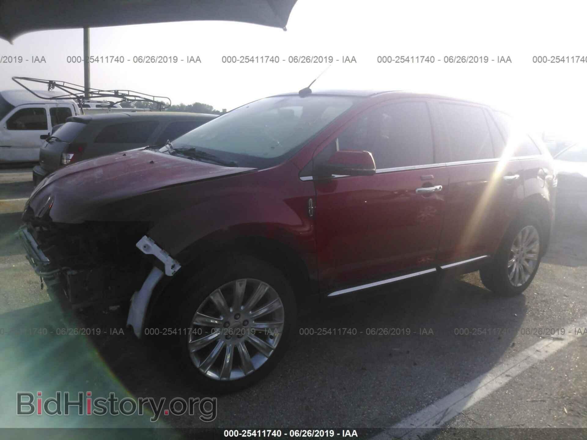 2012 LINCOLN MKX - VIN: 2LMDJ6JK8CBL07923 - Фото 2