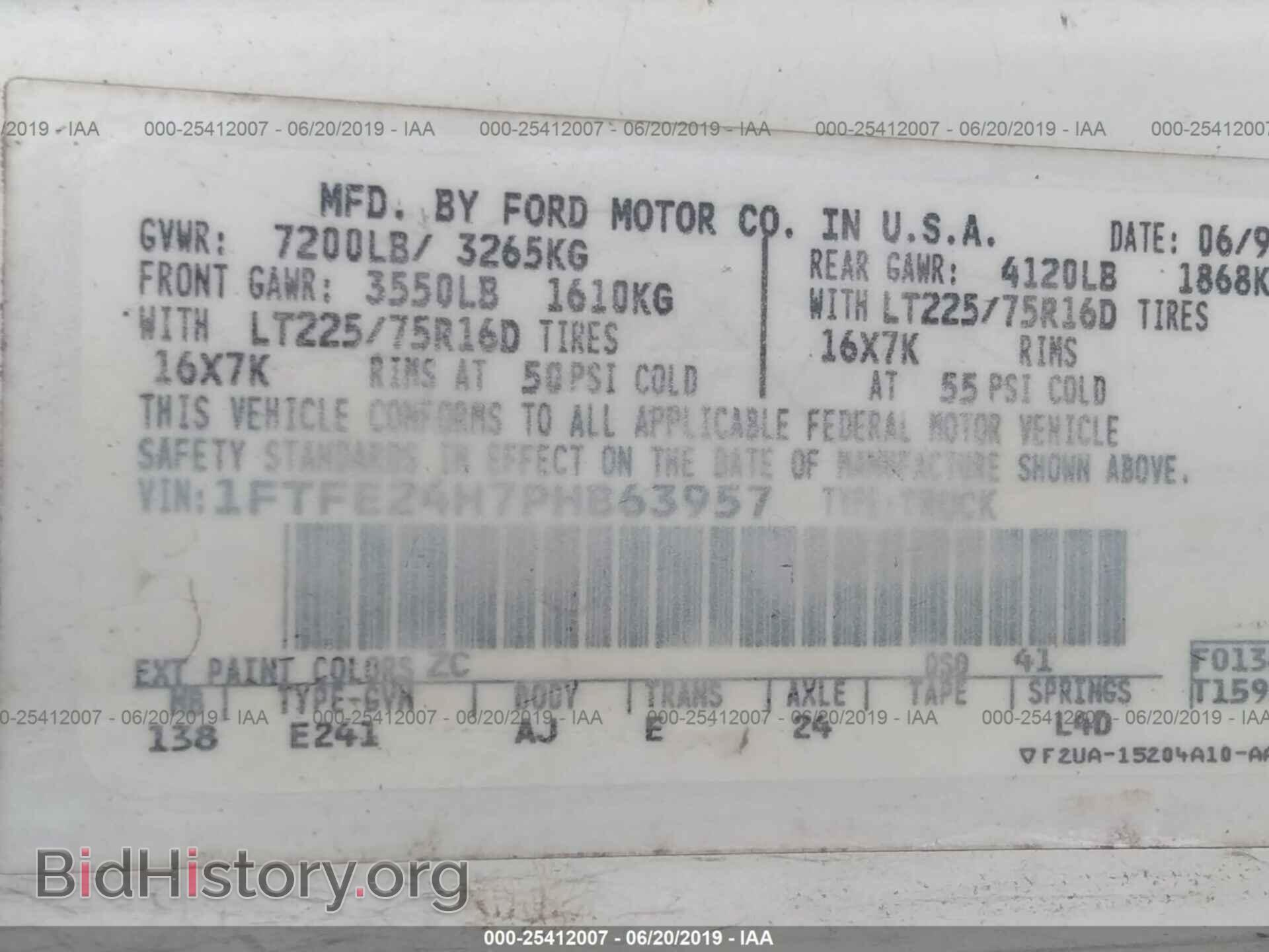 1993 FORD ECONOLINE - VIN: 1FTFE24H7PHB63957 - Photo 9