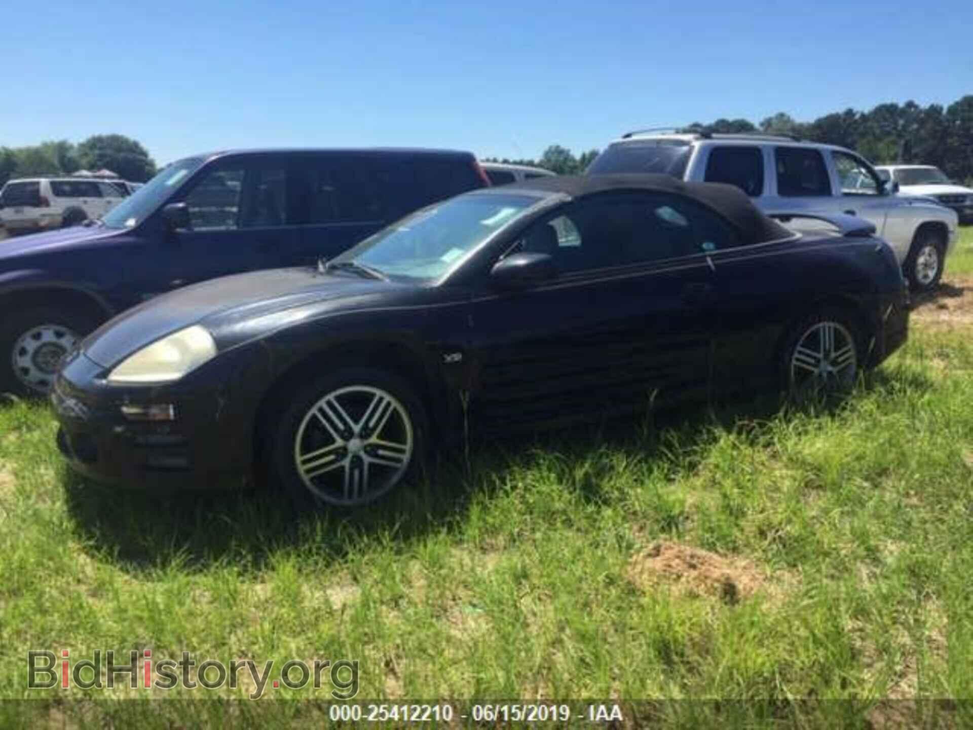 2003 MITSUBISHI ECLIPSE - VIN: 4A3AE75H33E007400 - Фото 2