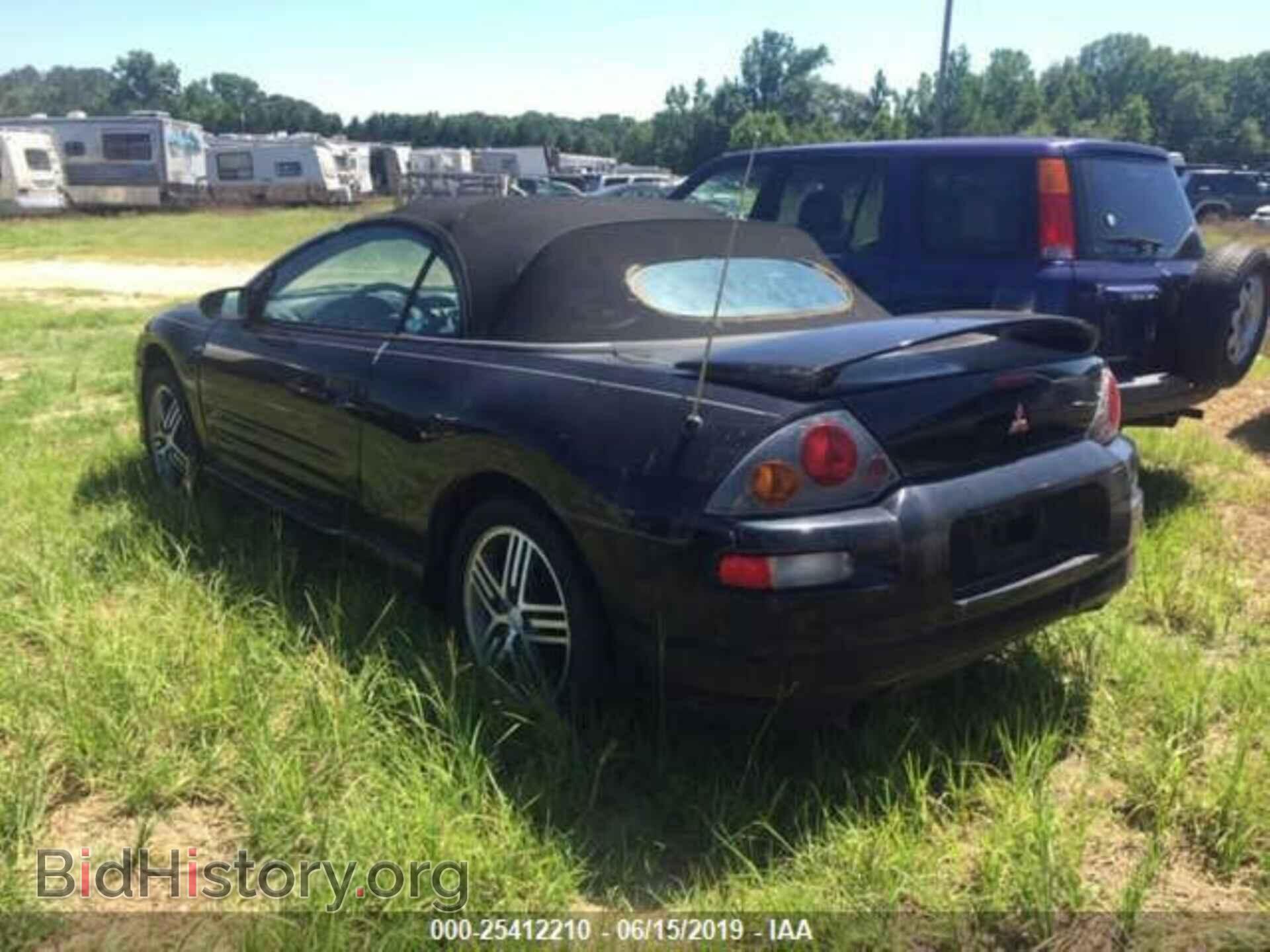 2003 MITSUBISHI ECLIPSE - VIN: 4A3AE75H33E007400 - Фото 3