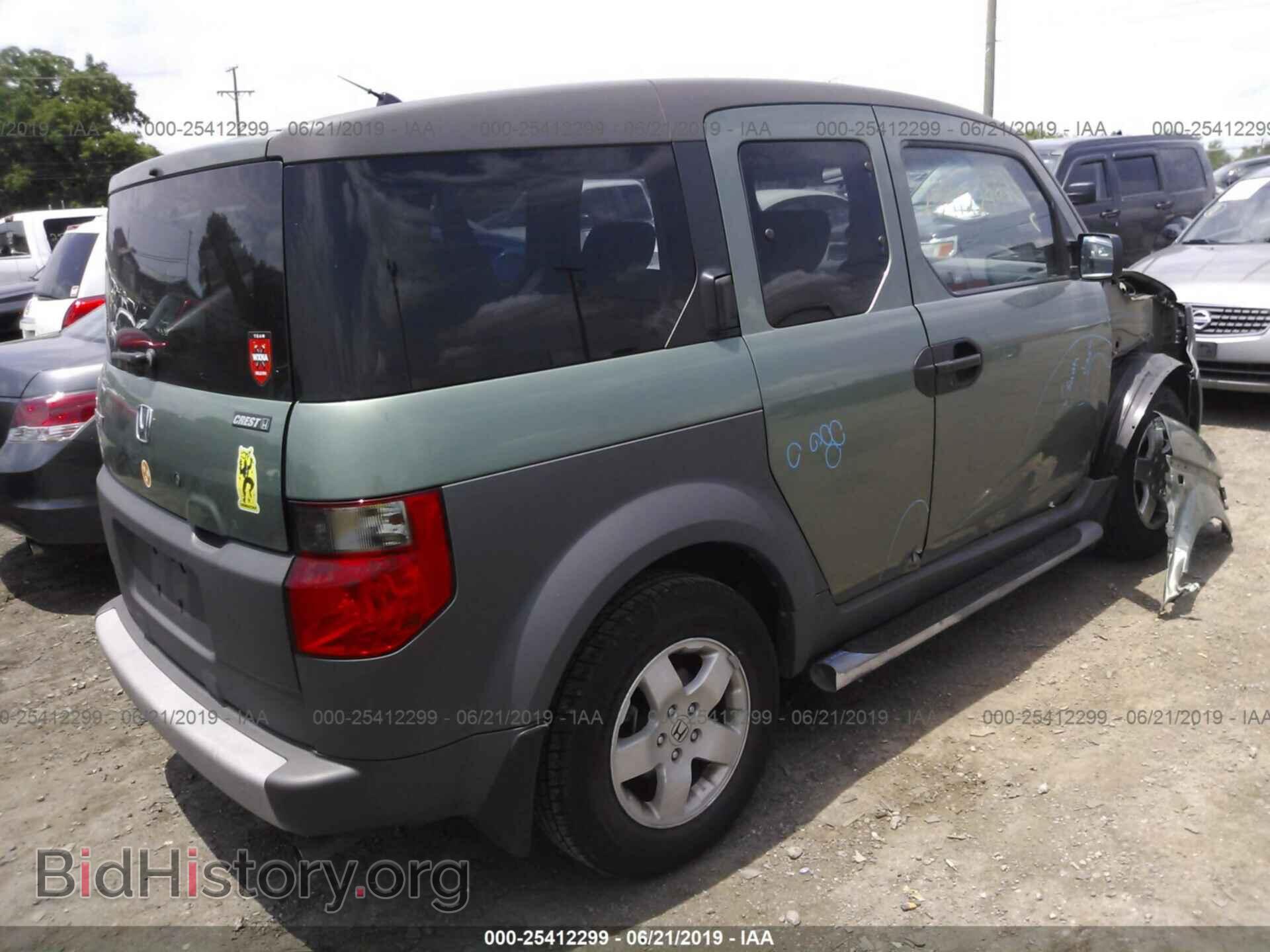 2003 HONDA ELEMENT - VIN: 5J6YH18513L016416 - Фото 4