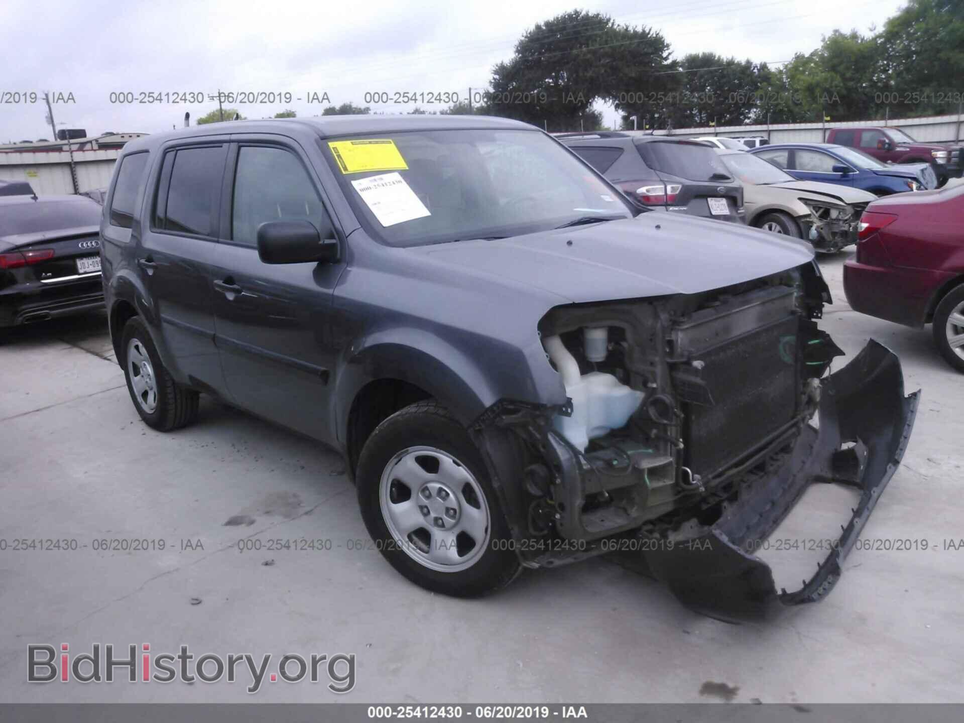 Фотография 5FNYF3H28DB010906 - HONDA PILOT 2013