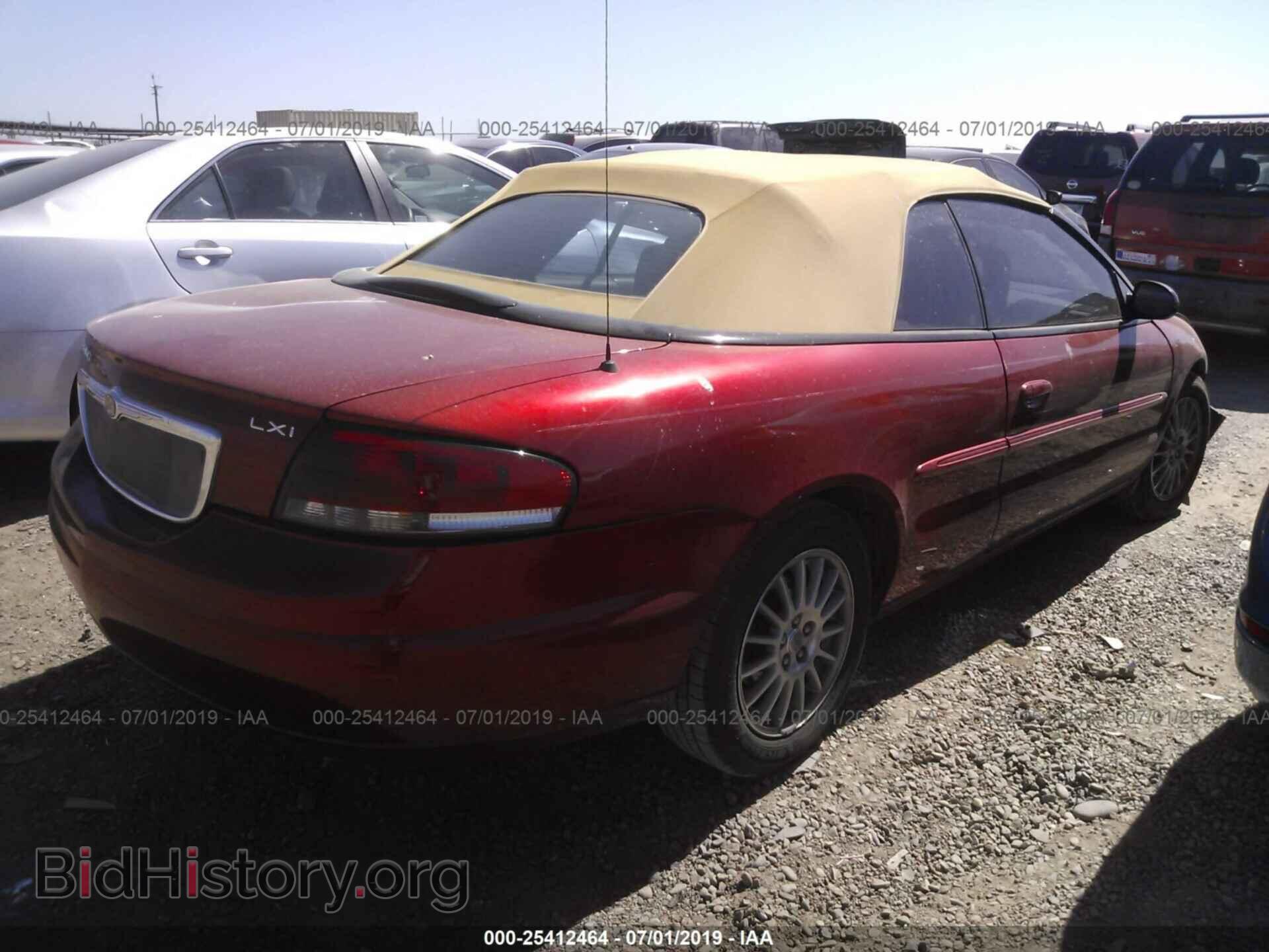 2004 CHRYSLER SEBRING - VIN: 1C3EL55R34N167970 - Фото 4