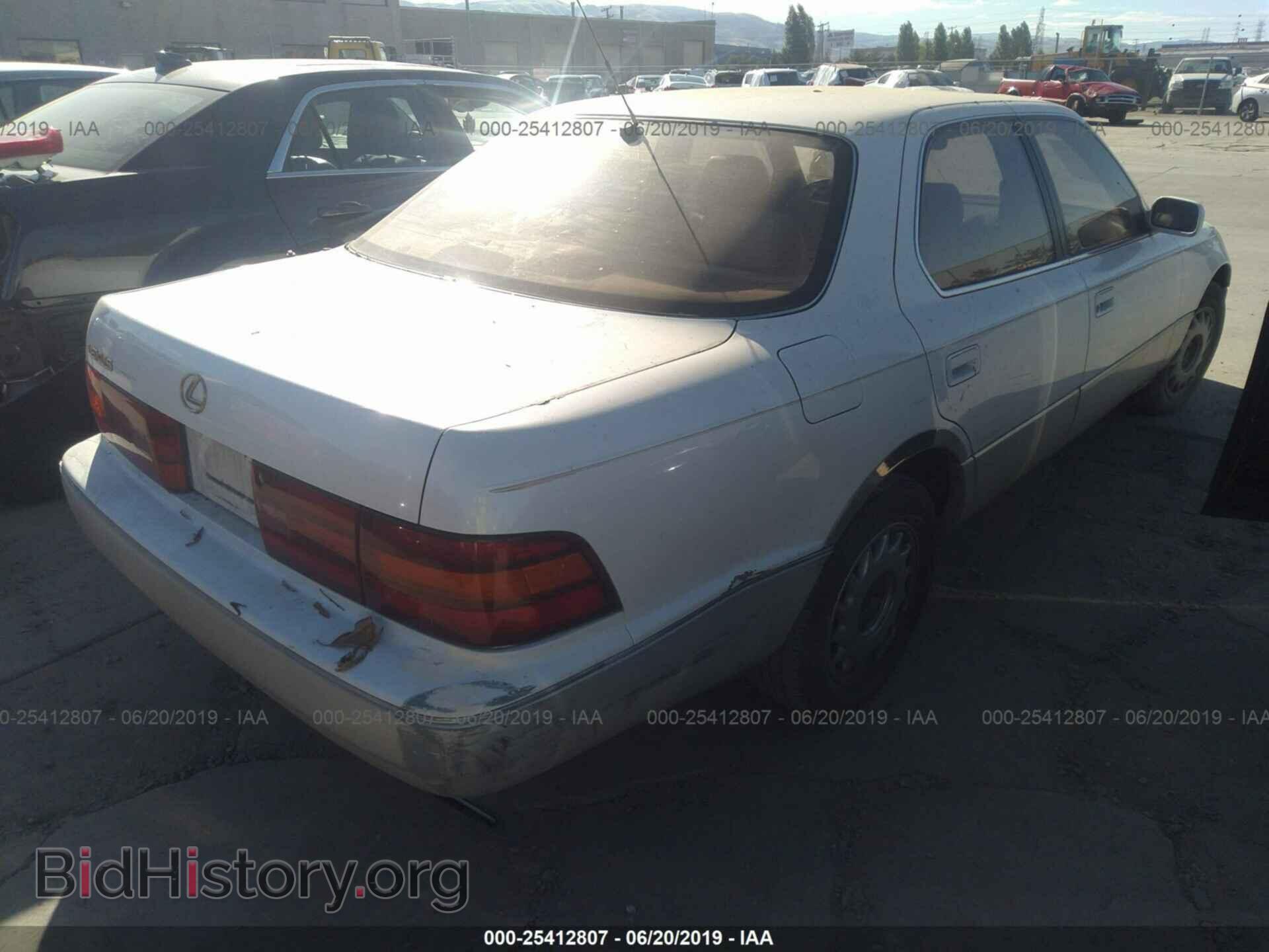 1992 LEXUS LS - VIN: JT8UF11E5N0125307 - Фото 4