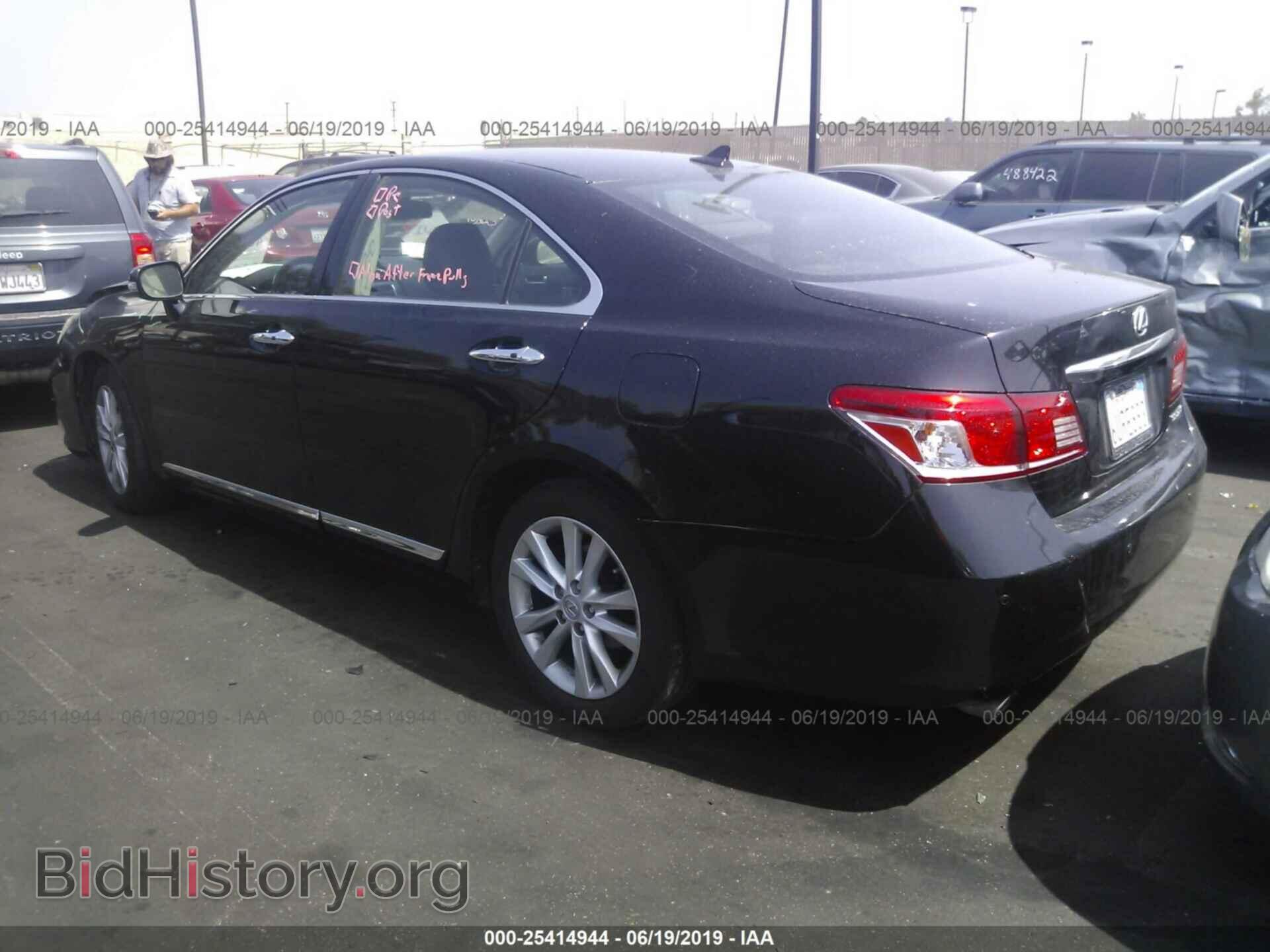 2012 LEXUS ES - VIN: JTHBK1EG9C2484000 - Фото 3