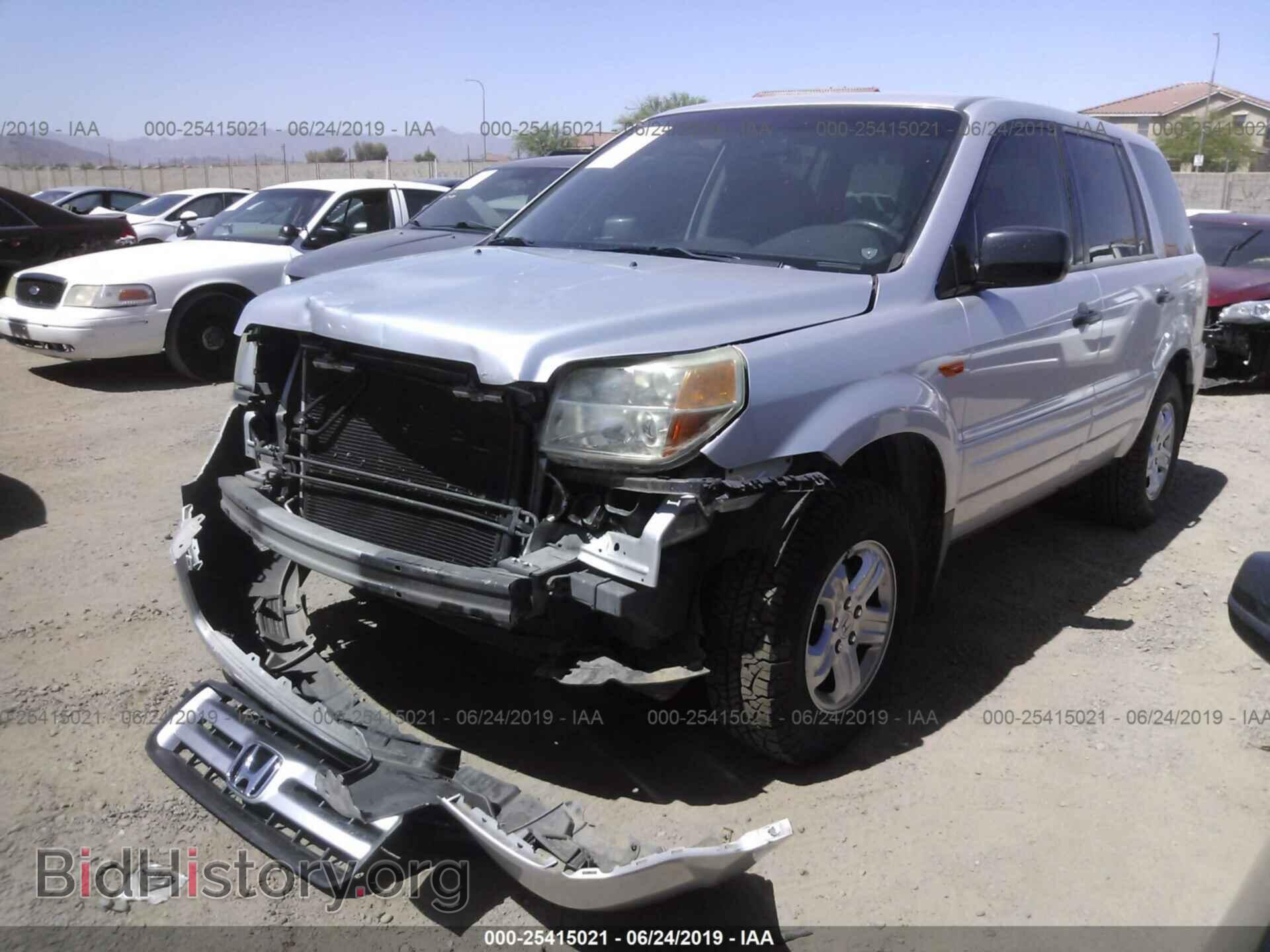 2006 HONDA PILOT - VIN: 5FNYF28196B031039 - Фото 2