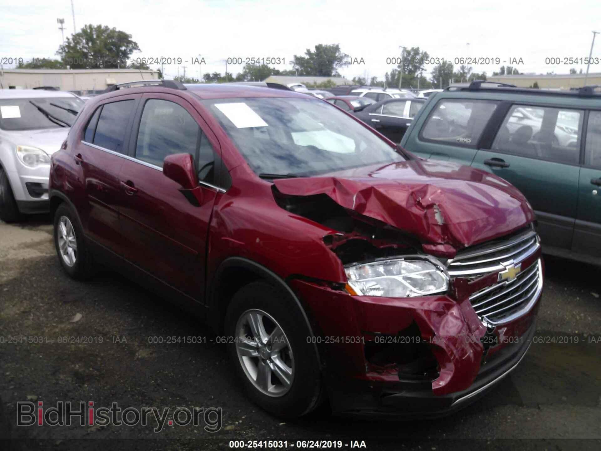 Фотография KL7CJLSB3FB166324 - CHEVROLET TRAX 2015