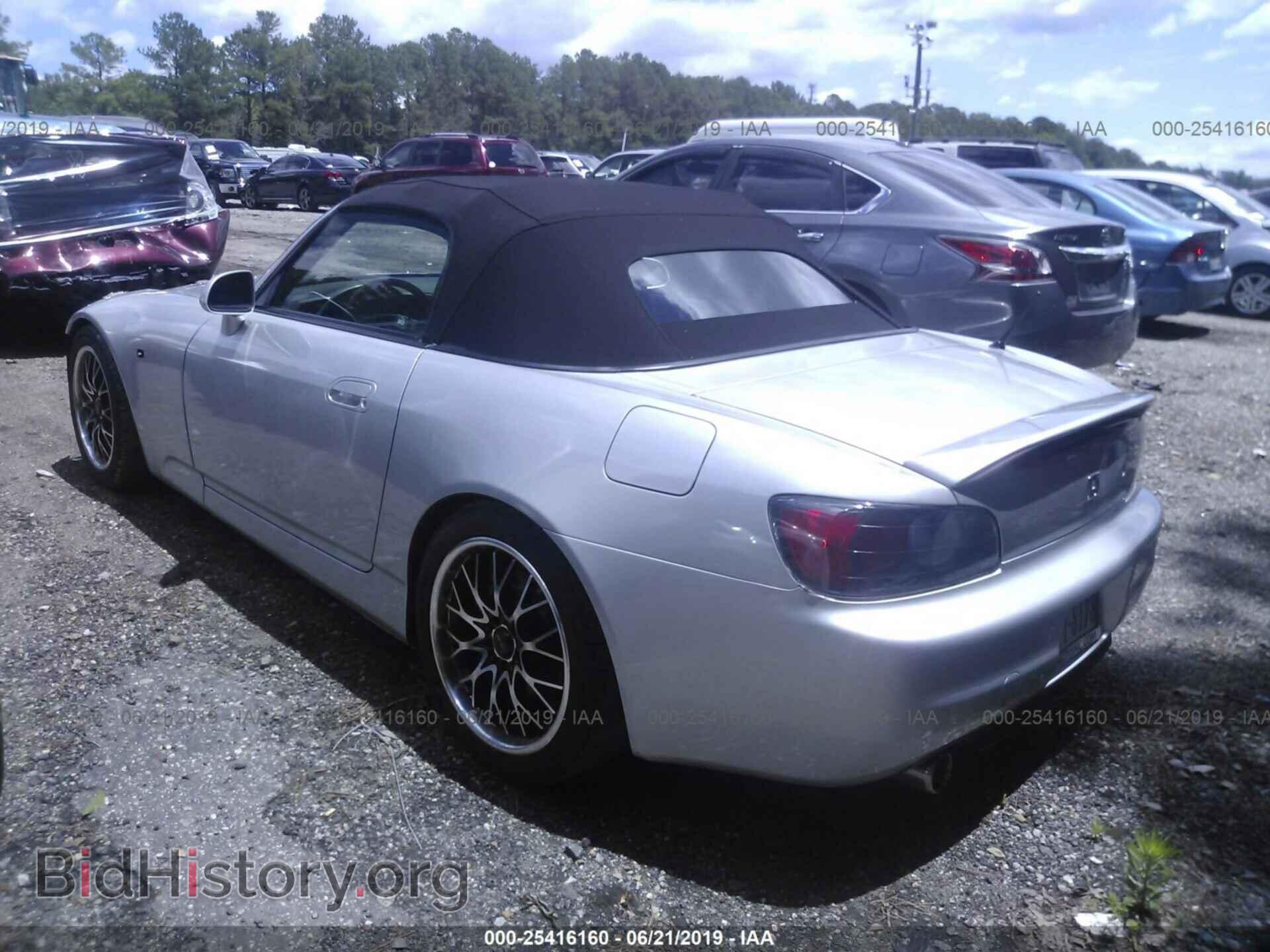 2002 HONDA S2000 - VIN: JHMAP11452T007291 - Фото 3