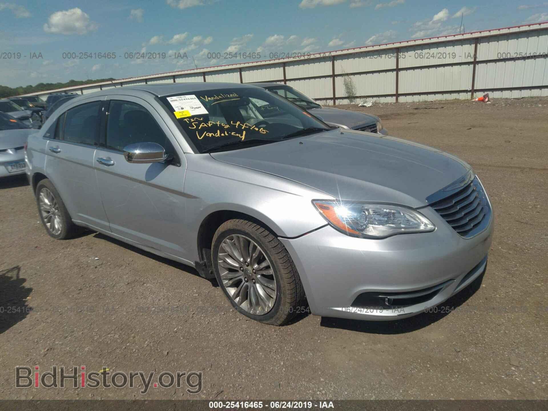Фотография 1C3CCBCG0CN277462 - CHRYSLER 200 2012