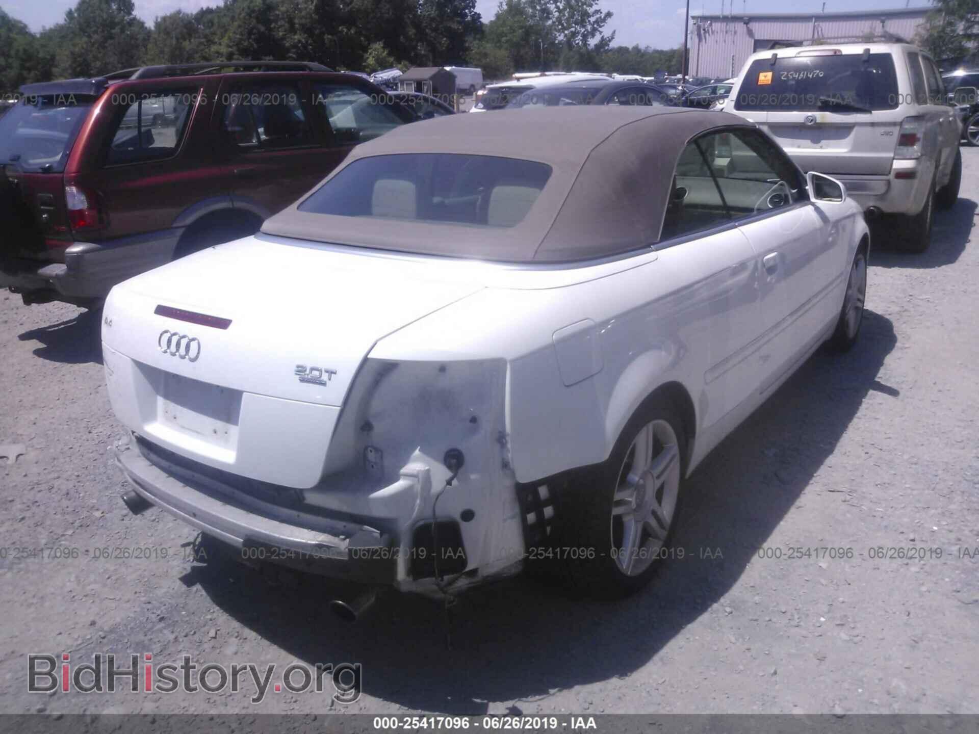 2007 AUDI A4 - VIN: WAUDF48H17K031111 - Фото 4