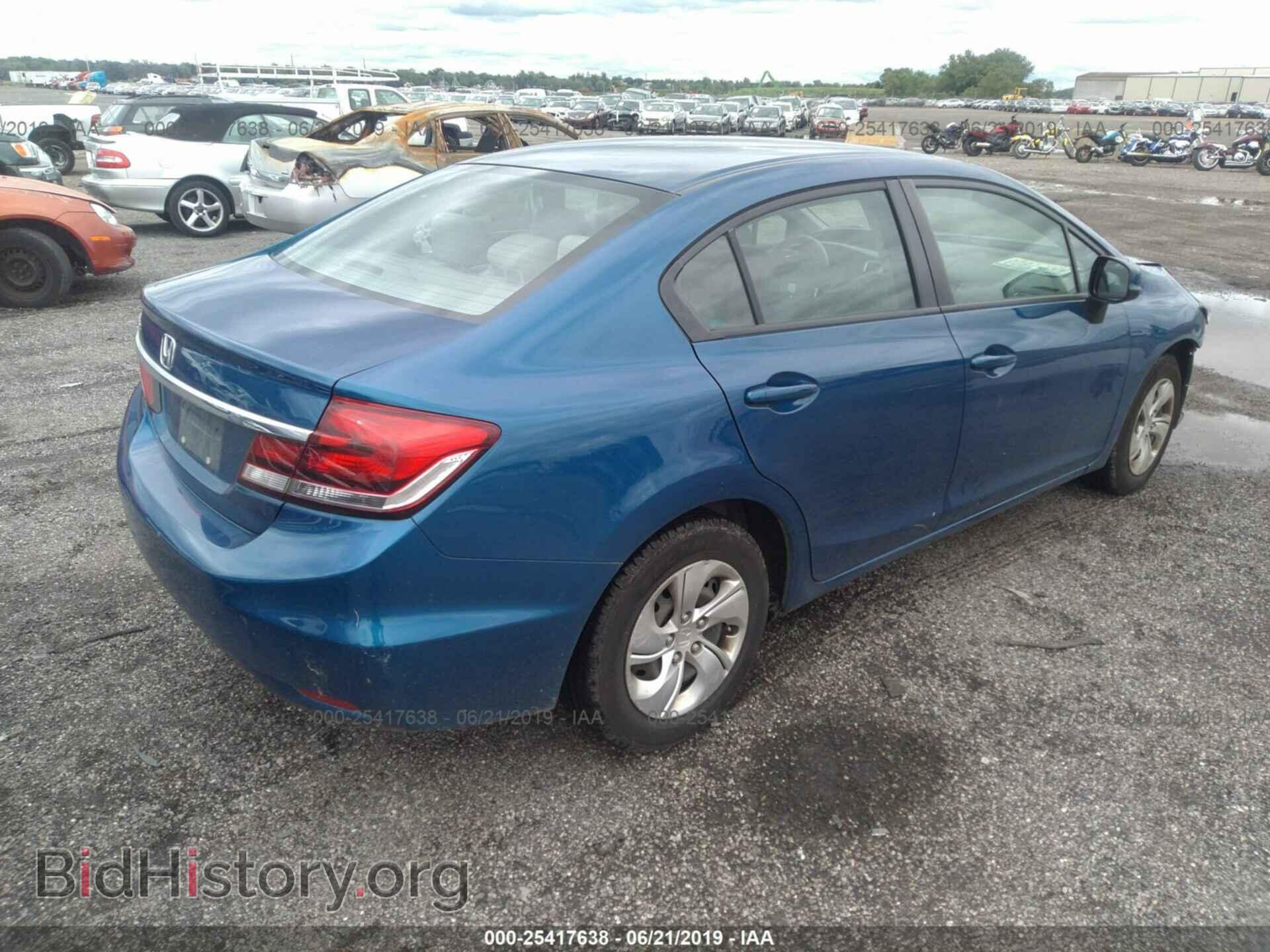 2013 HONDA CIVIC - VIN: 19XFB2F55DE257719 - Фото 4