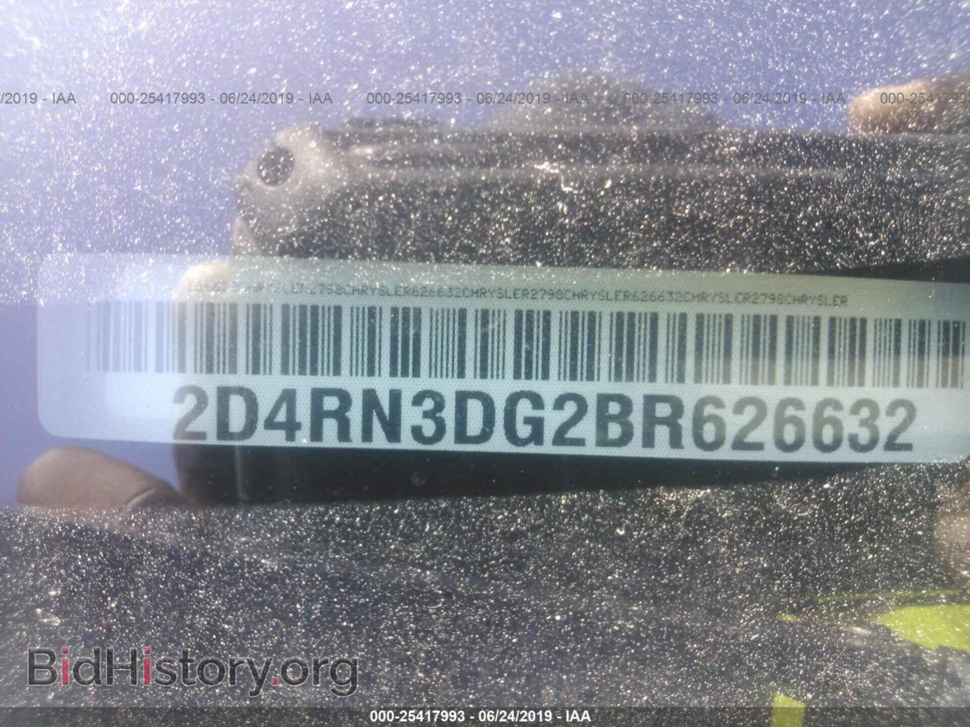 2011 DODGE GRAND CARAVAN - VIN: 2D4RN3DG2BR626632 - Фото 9