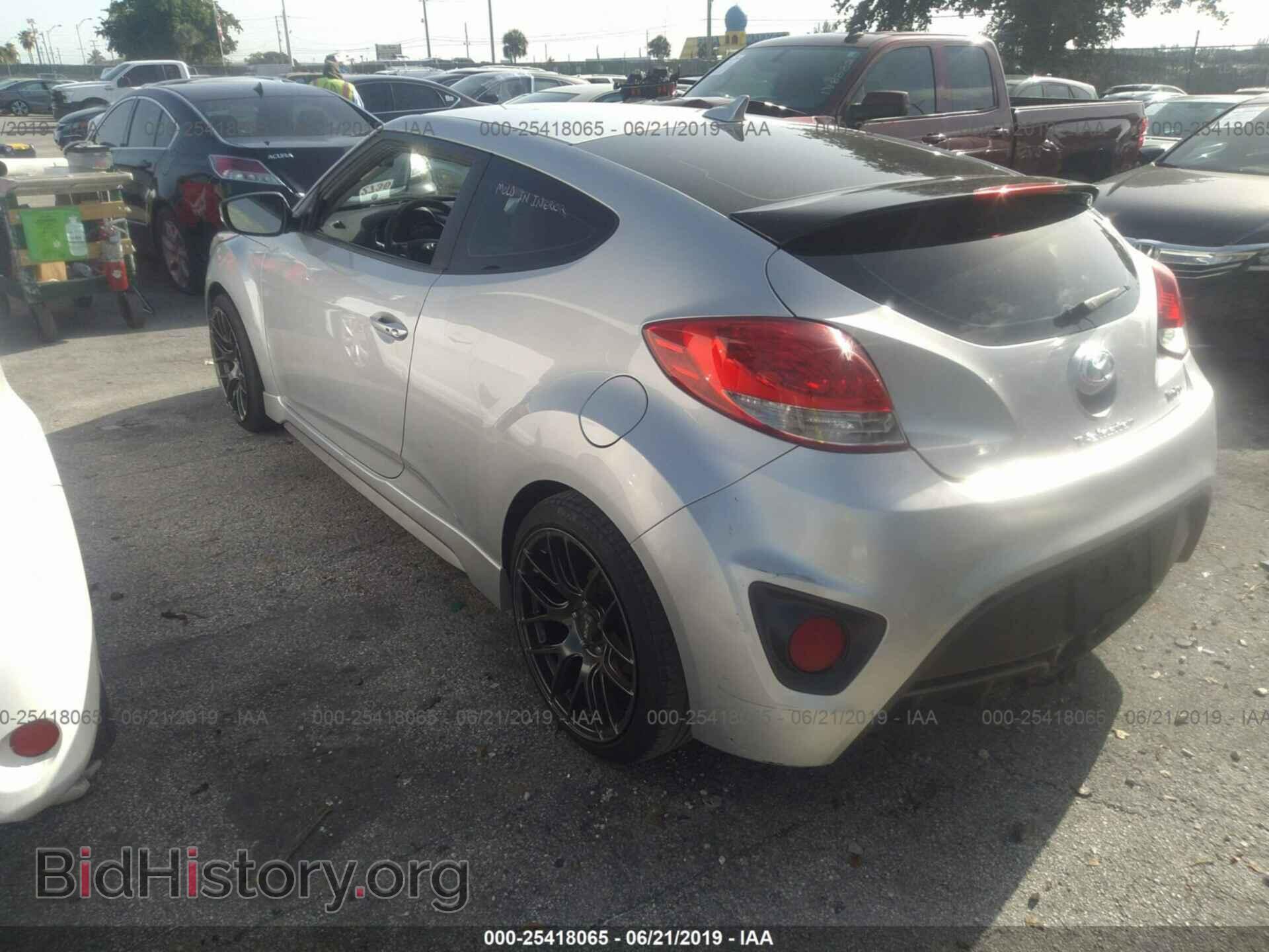 2013 HYUNDAI VELOSTER - VIN: KMHTC6AE7DU100401 - Фото 3