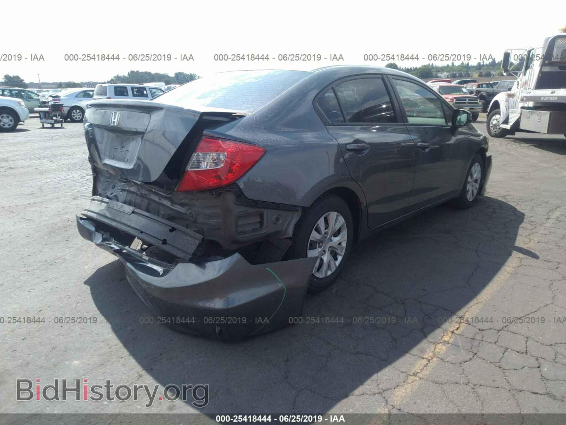 2012 HONDA CIVIC - VIN: 19XFB2F58CE106839 - Фото 4