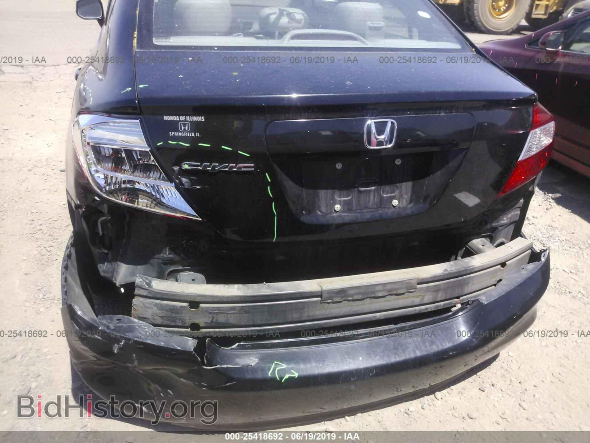 2012 HONDA CIVIC - VIN: 19XFB2F58CE077665 - Photo 6
