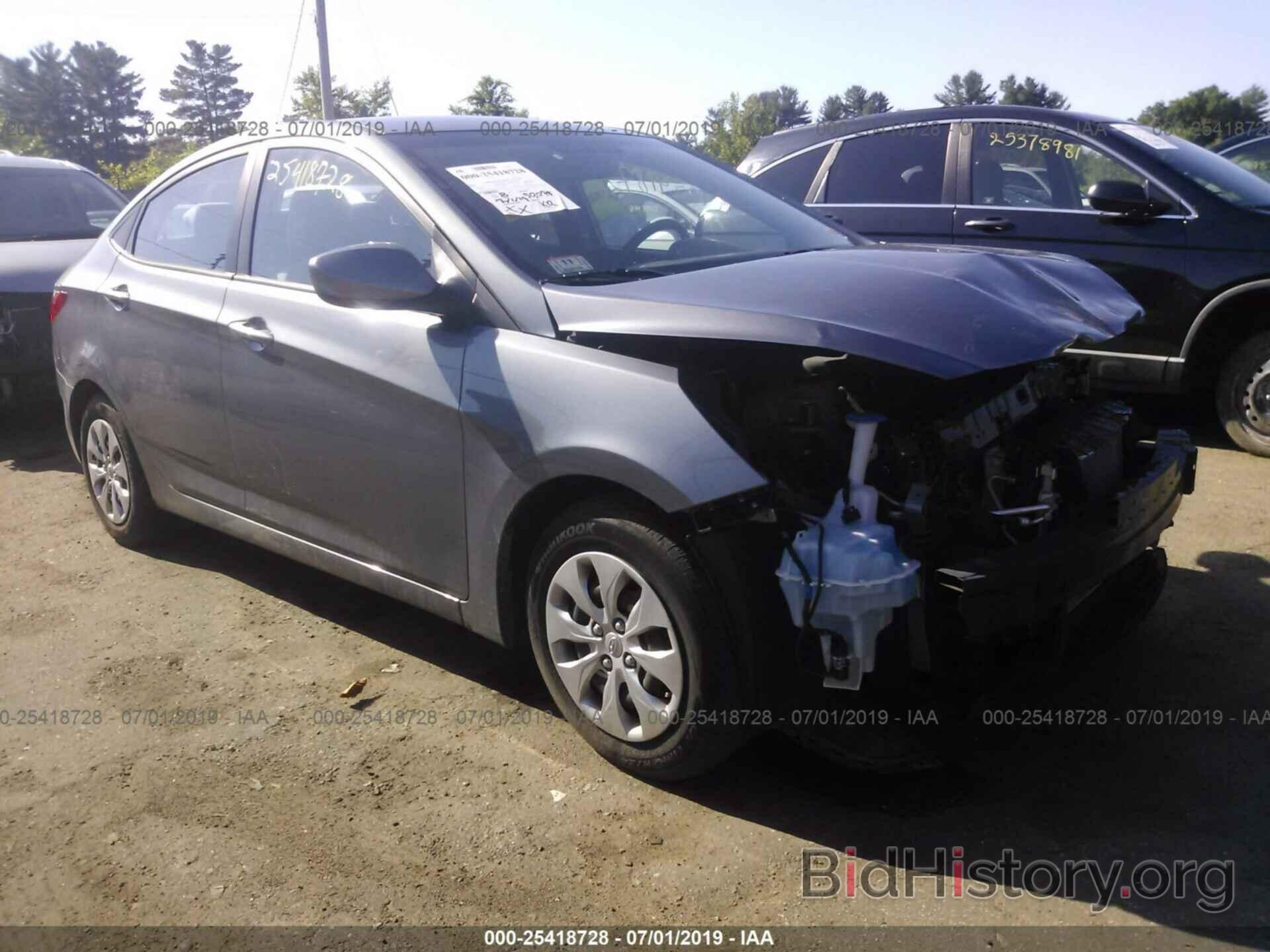 Photo KMHCT4AEXGU095672 - HYUNDAI ACCENT 2016