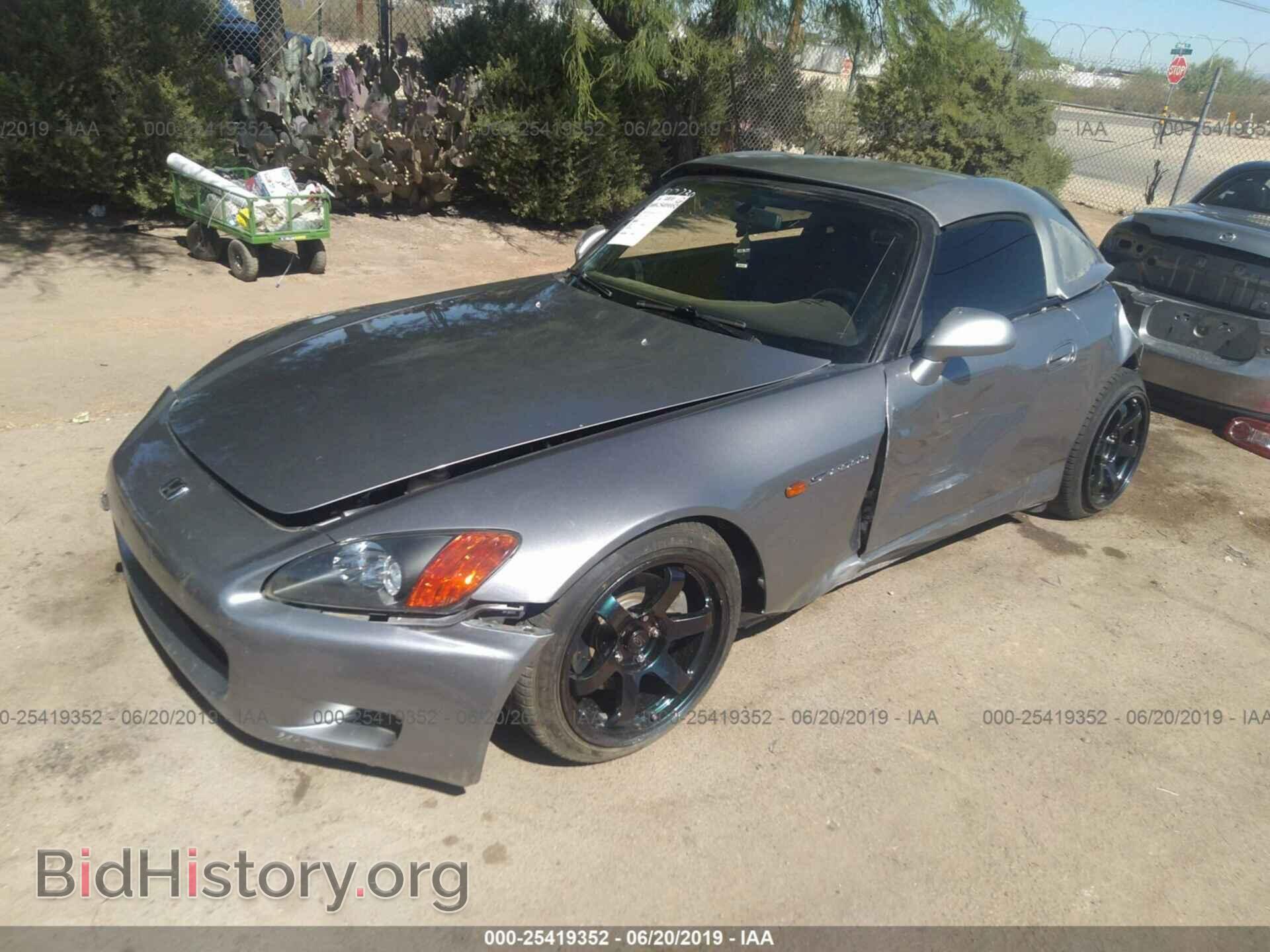 2000 HONDA S2000 - VIN: JHMAP114XYT005206 - Фото 2