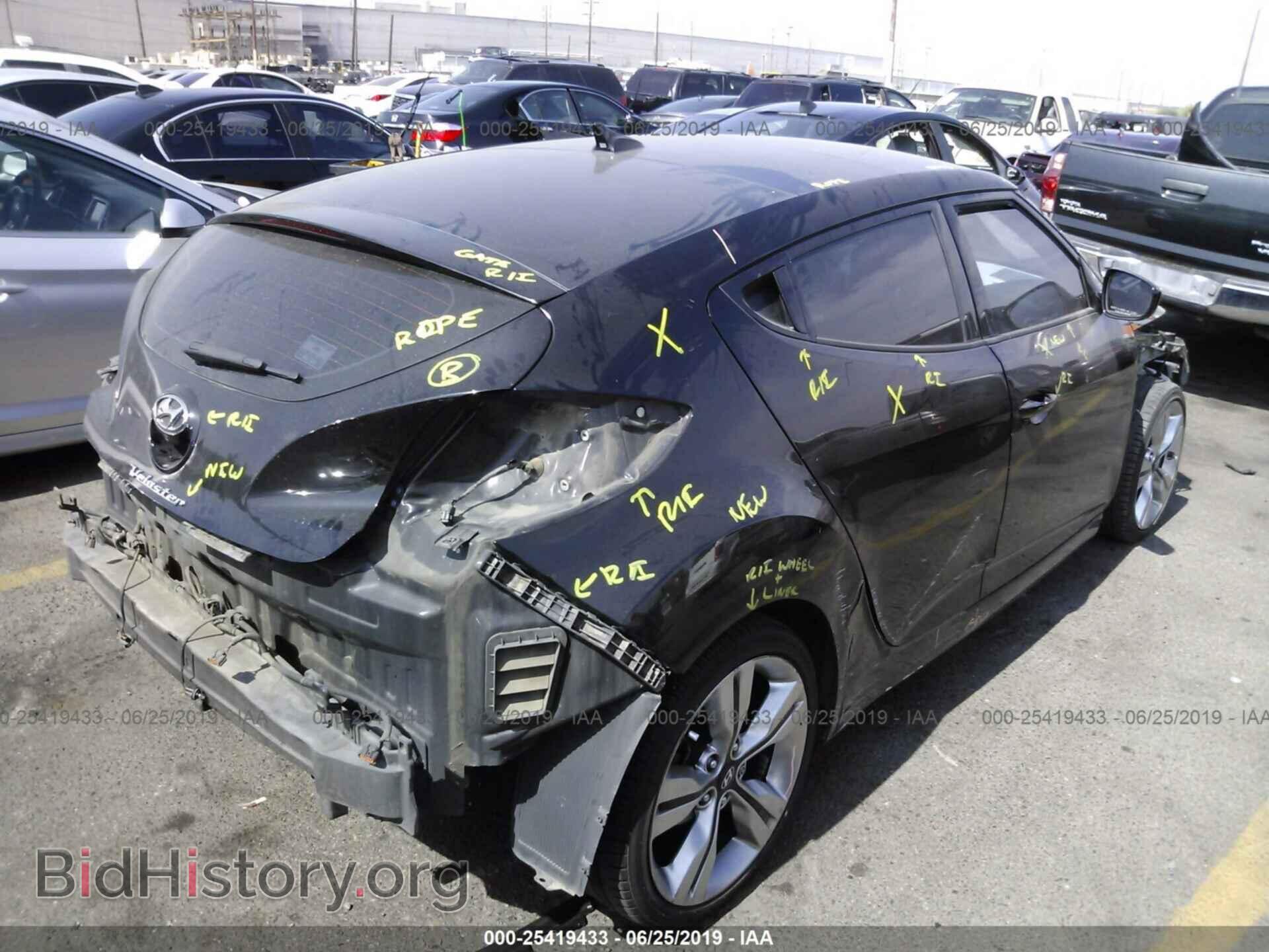 2013 HYUNDAI VELOSTER - VIN: KMHTC6AD1DU139637 - Фото 4