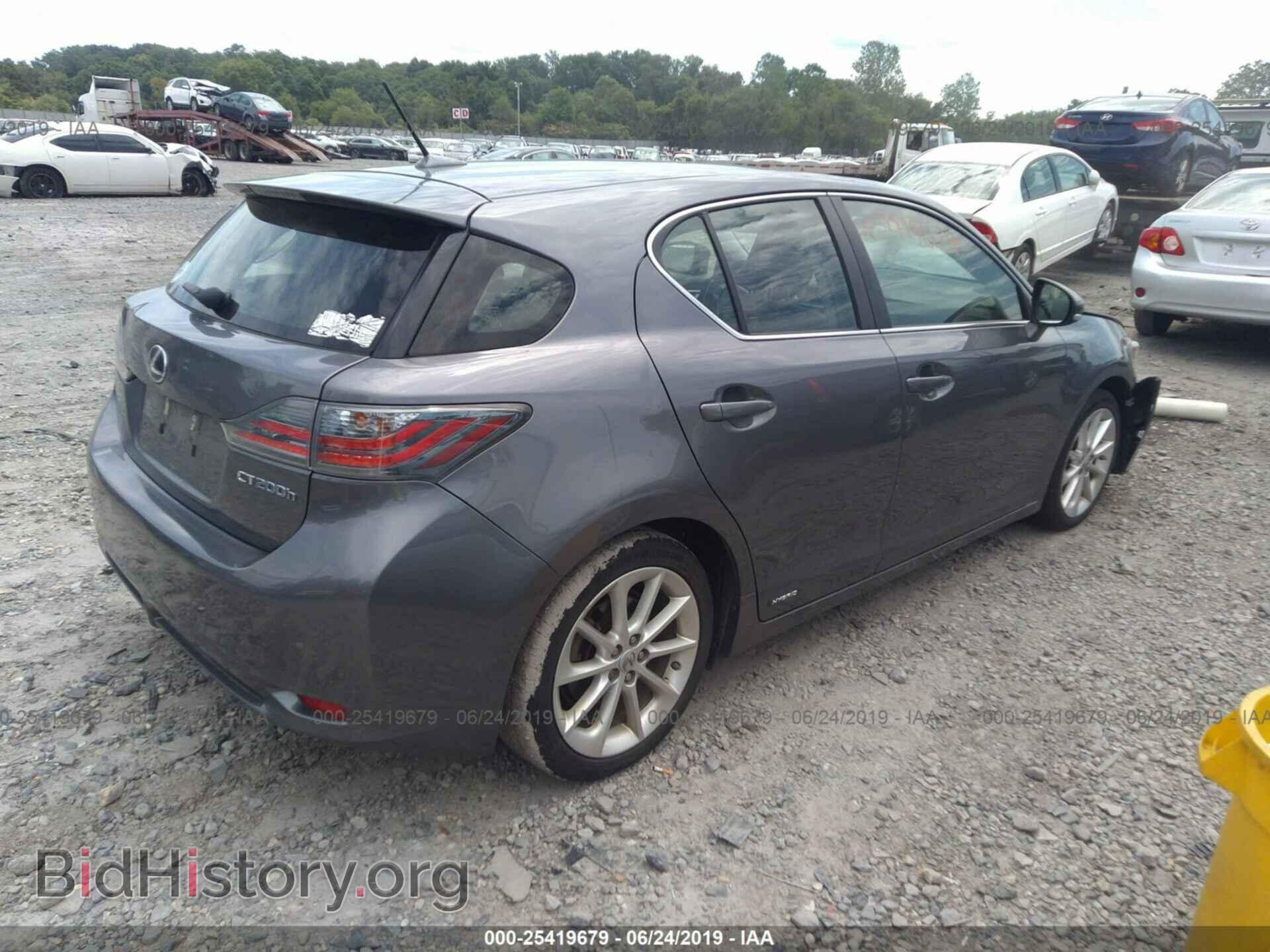 2012 LEXUS CT - VIN: JTHKD5BH3C2071665 - Фото 4