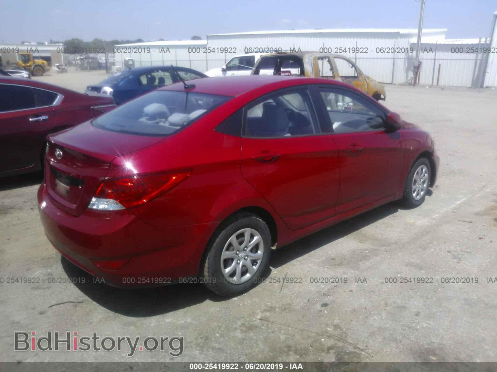 2013 HYUNDAI ACCENT - VIN: KMHCT4AE8DU464198 - Фото 4