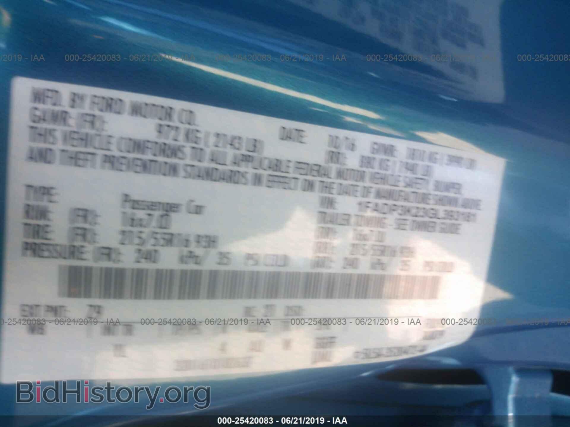 2016 FORD FOCUS - VIN: 1FADP3K23GL393181 - Photo 9
