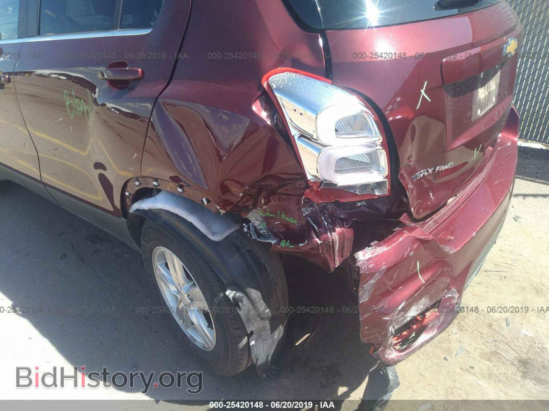 2017 CHEVROLET TRAX - VIN: 3GNCJPSBXHL141360 - Фото 6