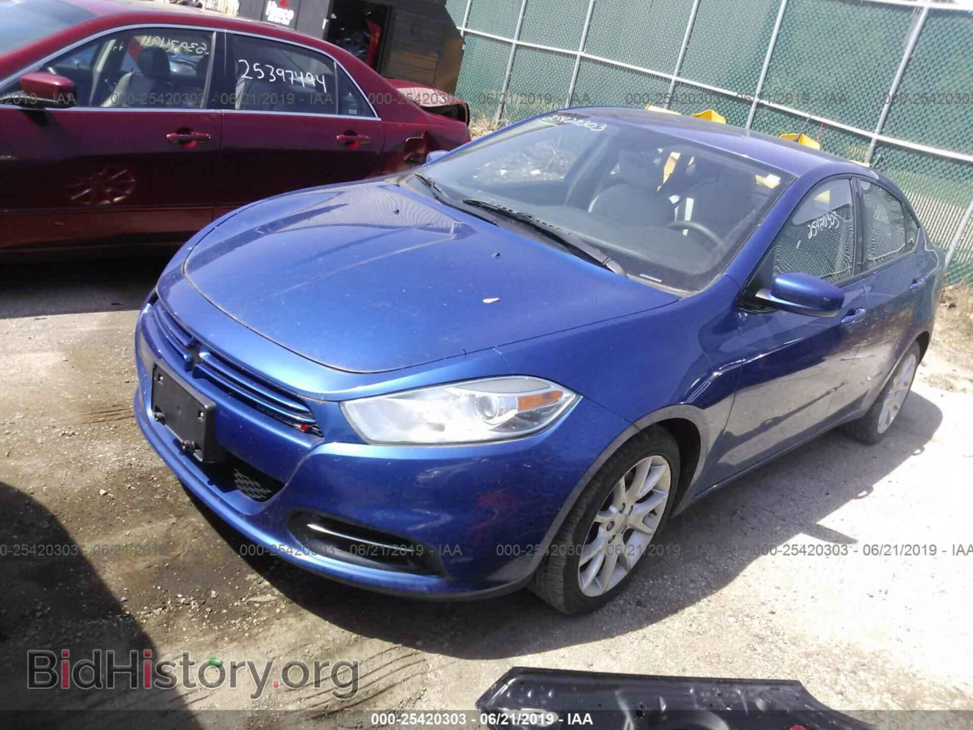 2013 DODGE DART - VIN: 1C3CDFBA4DD321309 - Фото 2