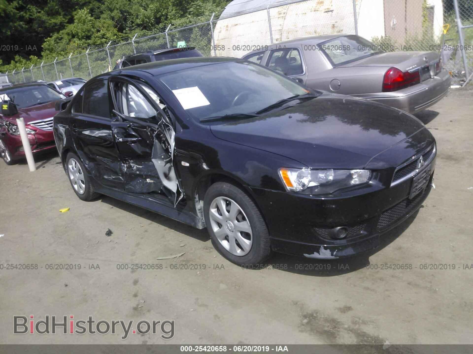 Photo JA32U2FUXCU007200 - MITSUBISHI LANCER 2012