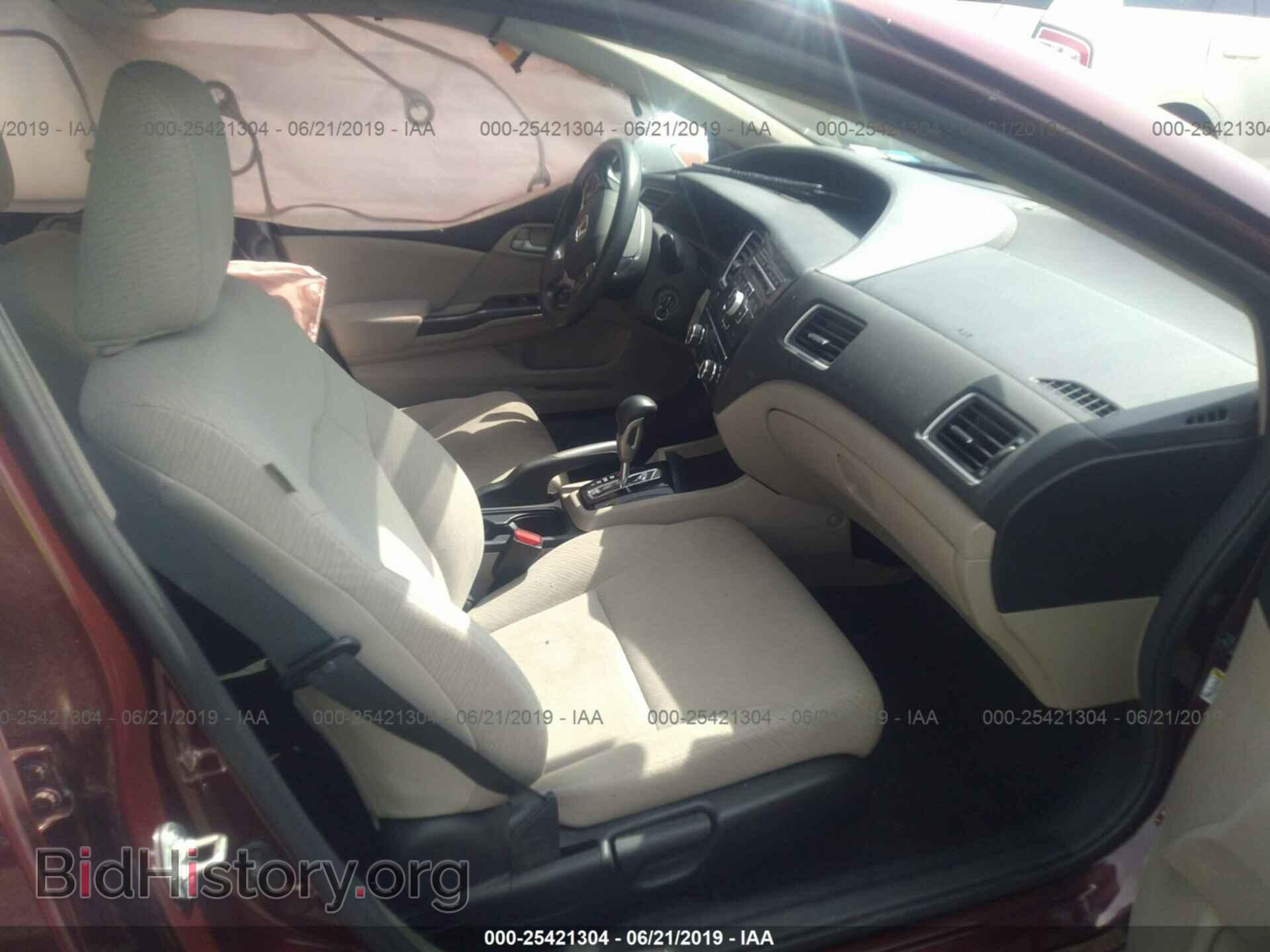 2013 HONDA CIVIC - VIN: 19XFB2F54DE049301 - Фото 5