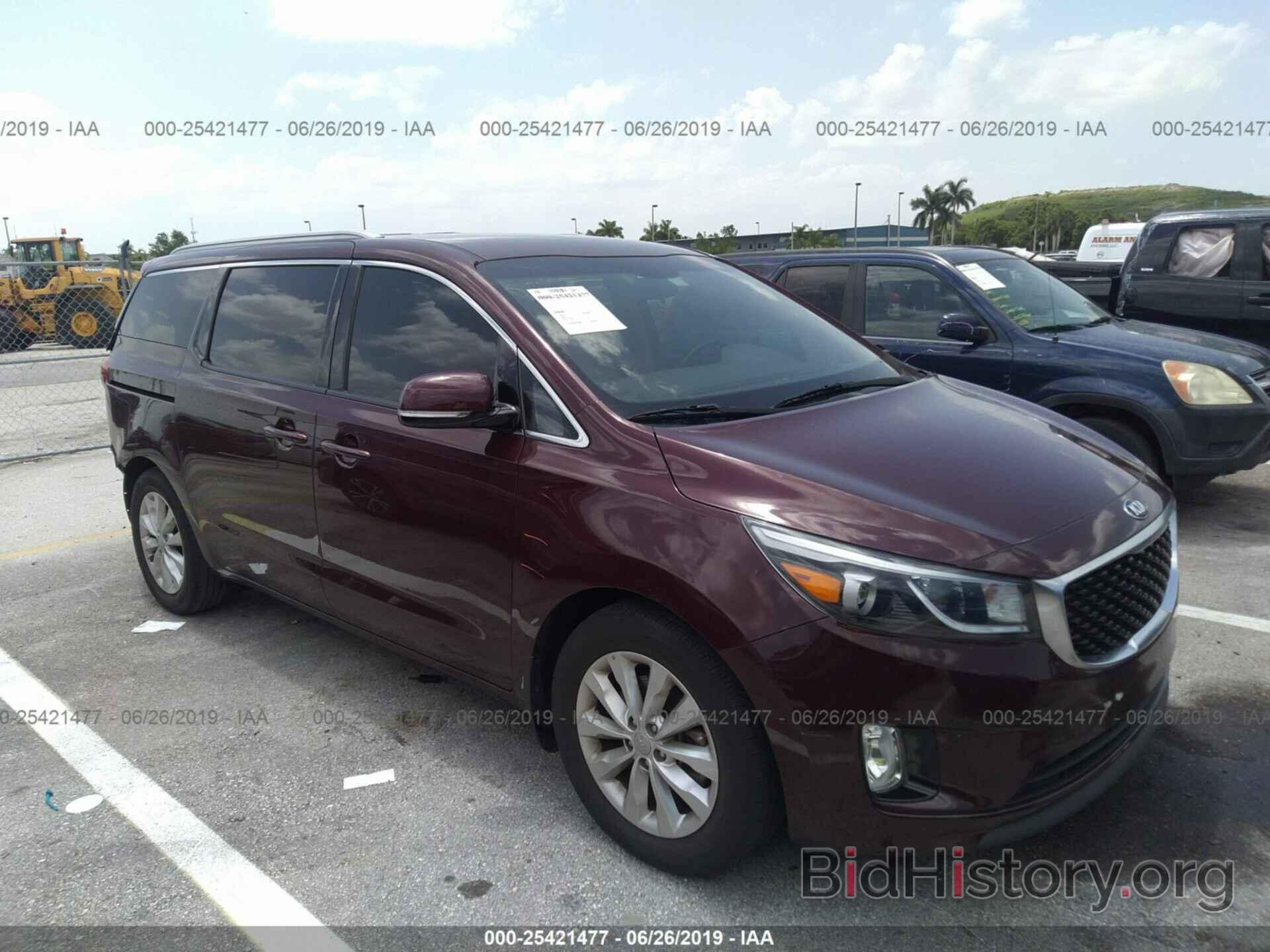 Photo KNDMC5C10G6173700 - KIA SEDONA 2016