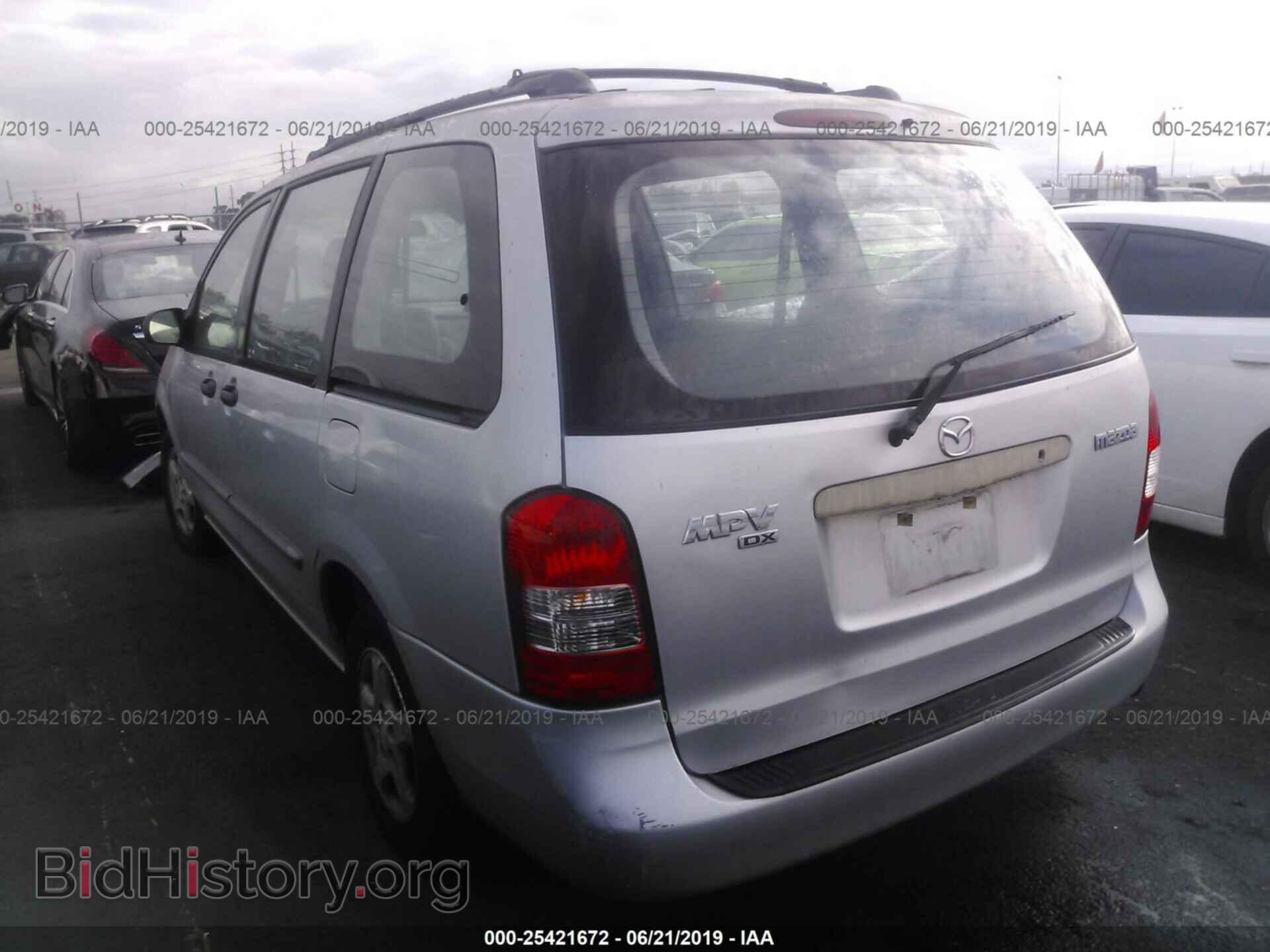 2000 MAZDA MPV - VIN: JM3LW28G2Y0150901 - Фото 3