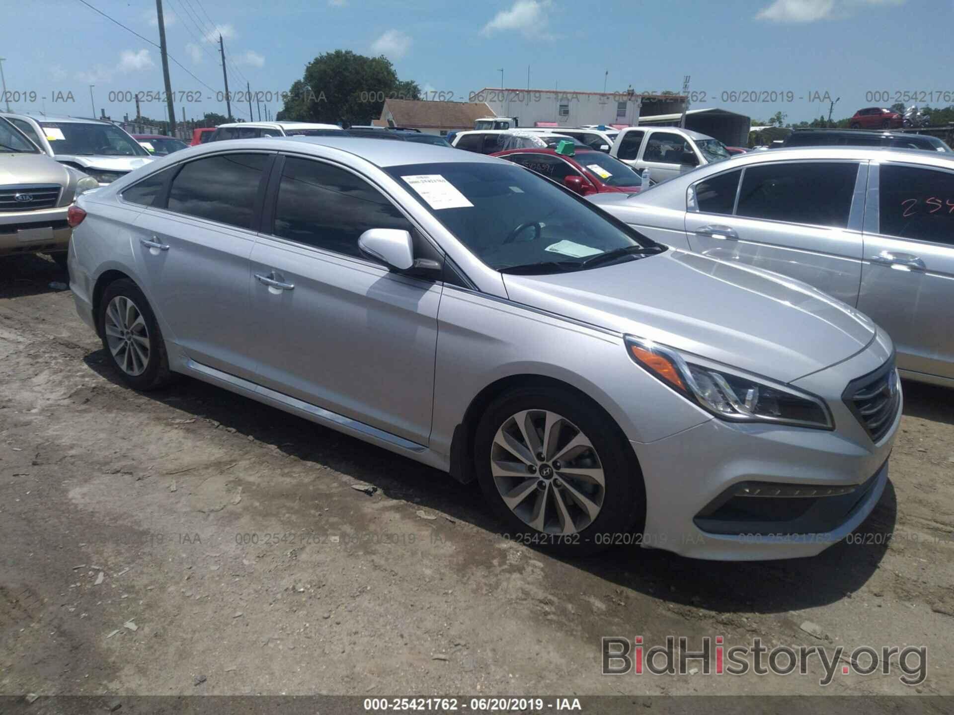 Photo 5NPE34AF4FH161325 - HYUNDAI SONATA 2015