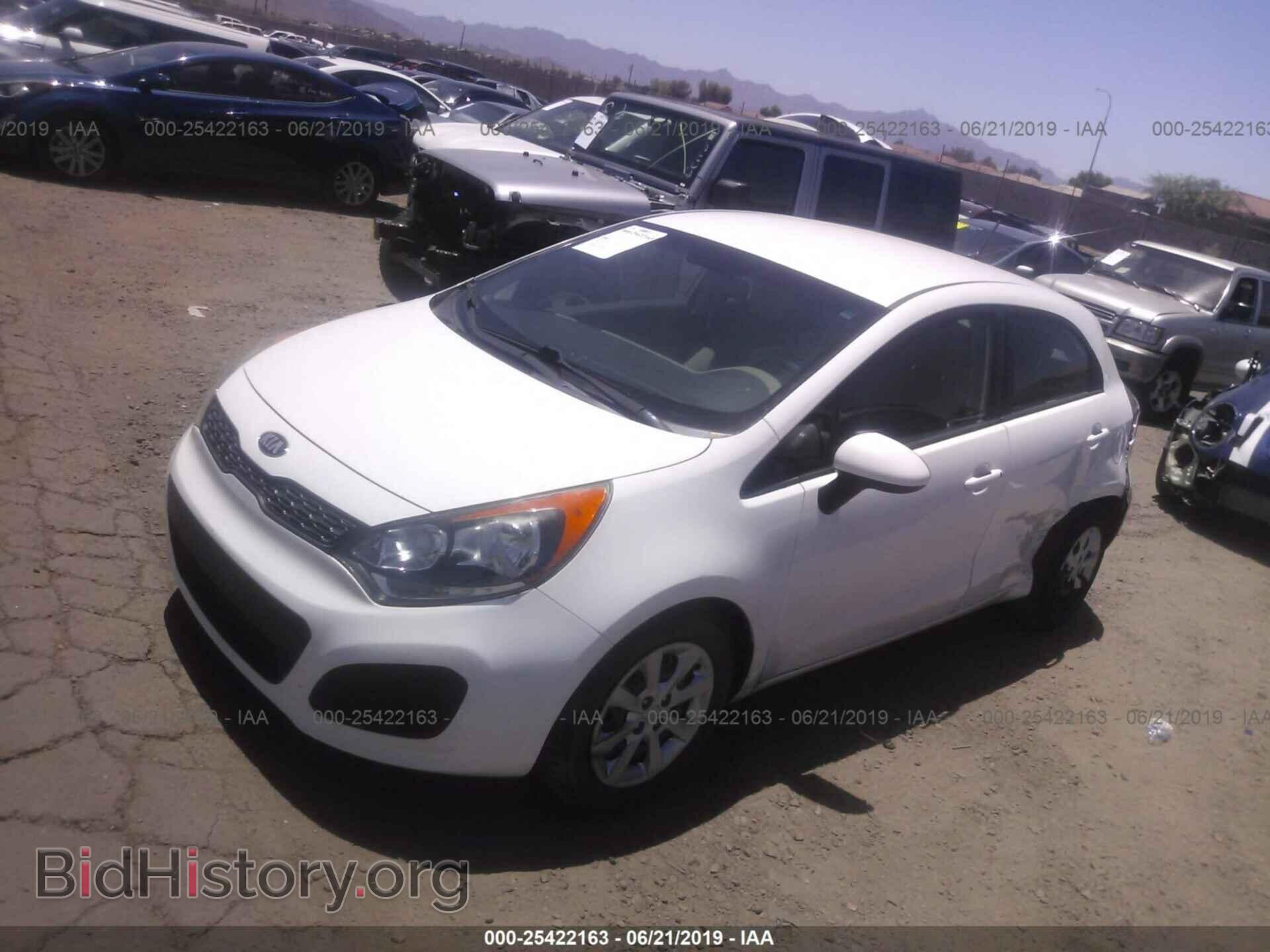 2014 KIA RIO - VIN: KNADM5A34E6359820 - Фото 2