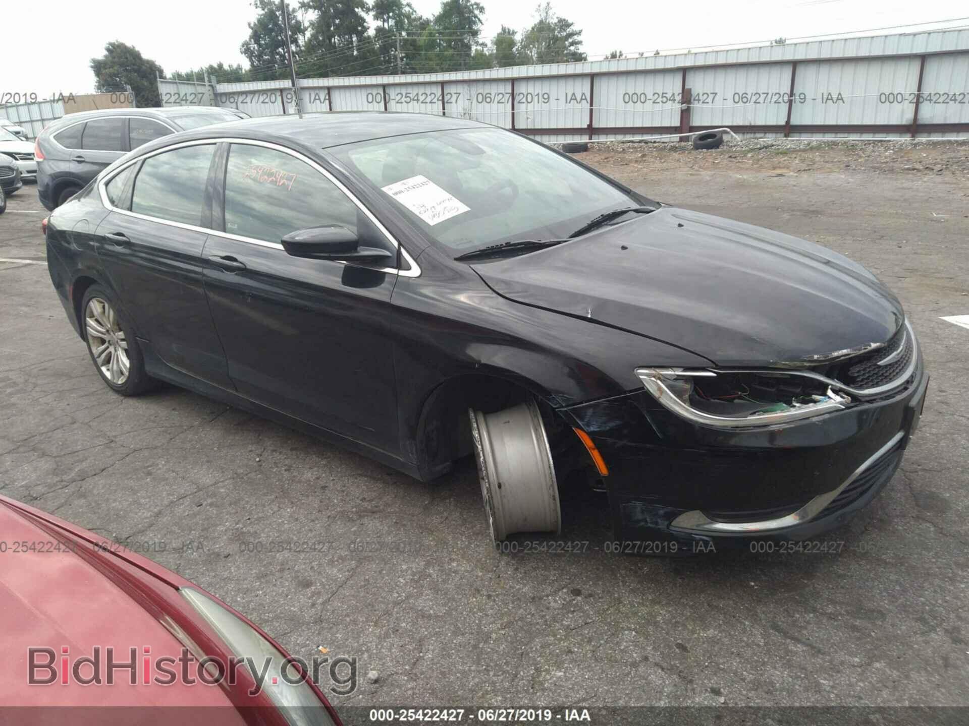 Фотография 1C3CCCAB8FN690442 - CHRYSLER 200 2015
