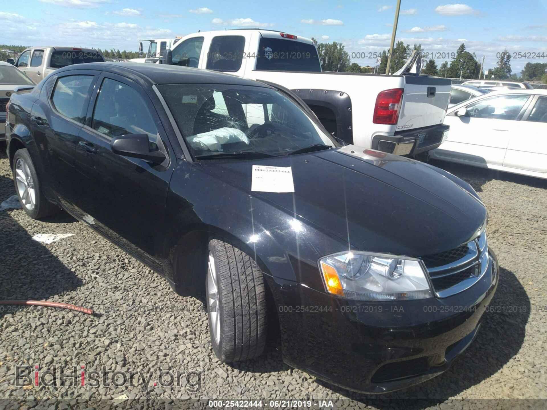 Фотография 1C3CDZAGXCN314381 - DODGE AVENGER 2012